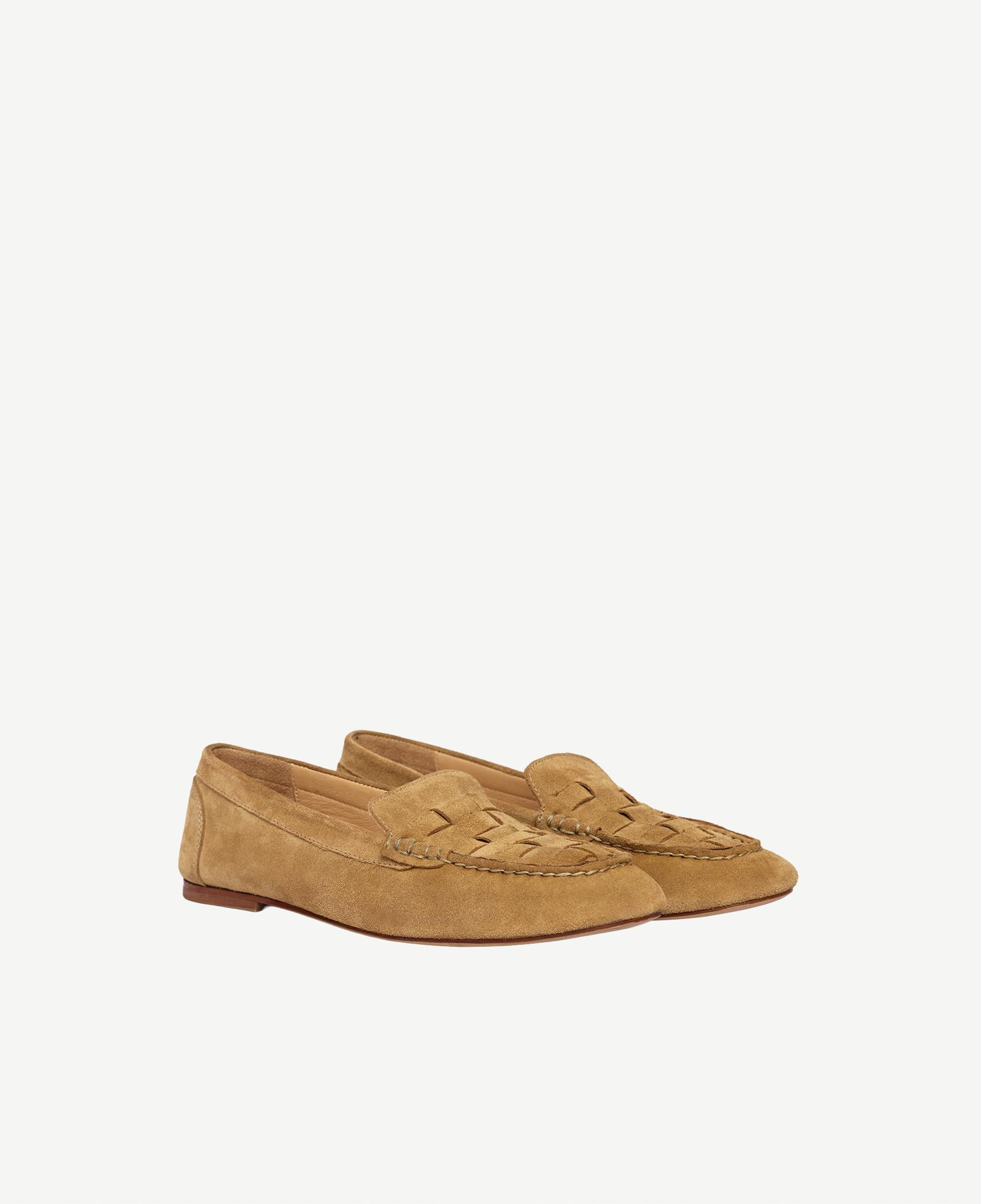 YARGICI Örgü Detaylı Süet Loafer