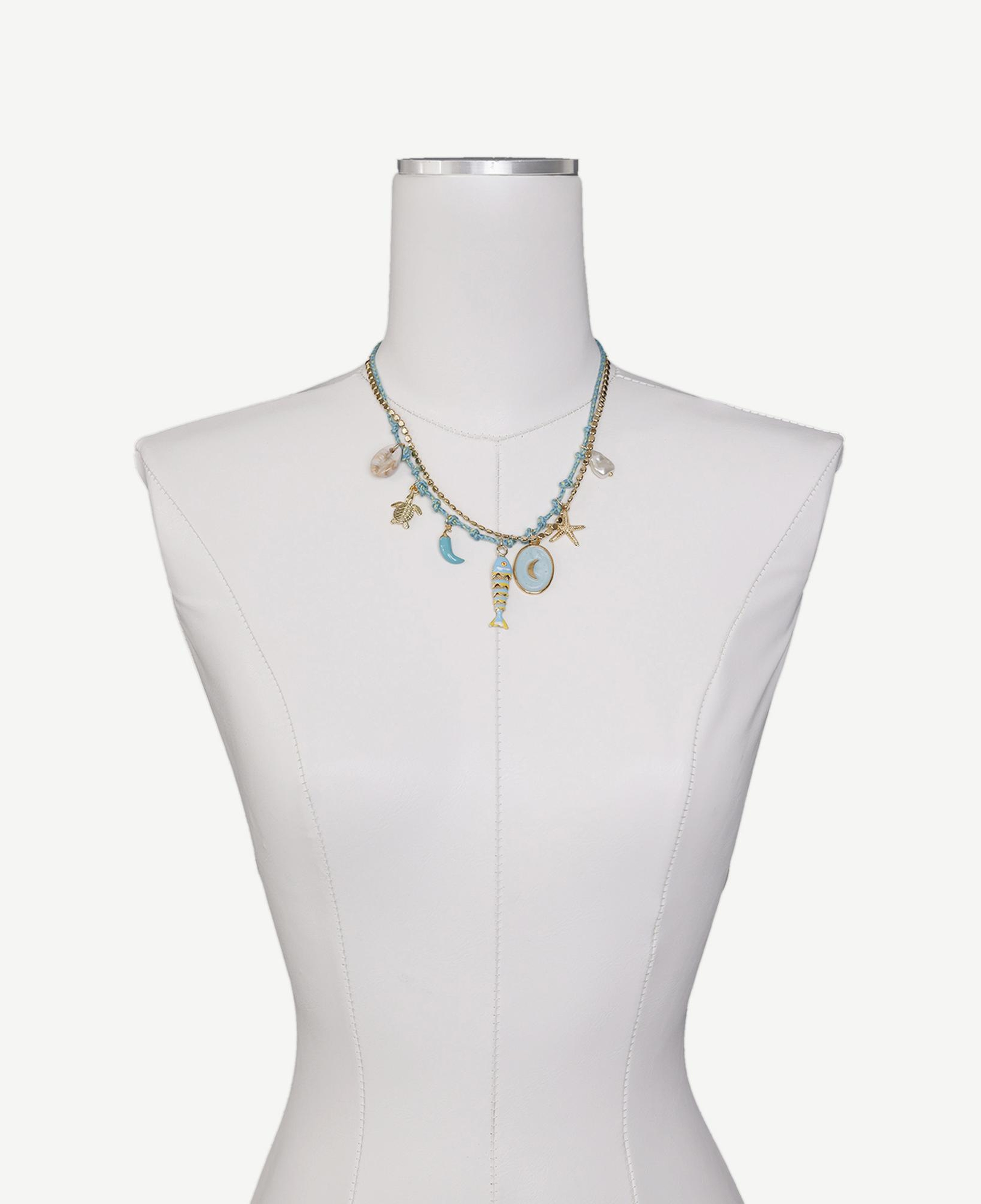 YARGICI Balık Uçlu Charm Detaylı Kolye