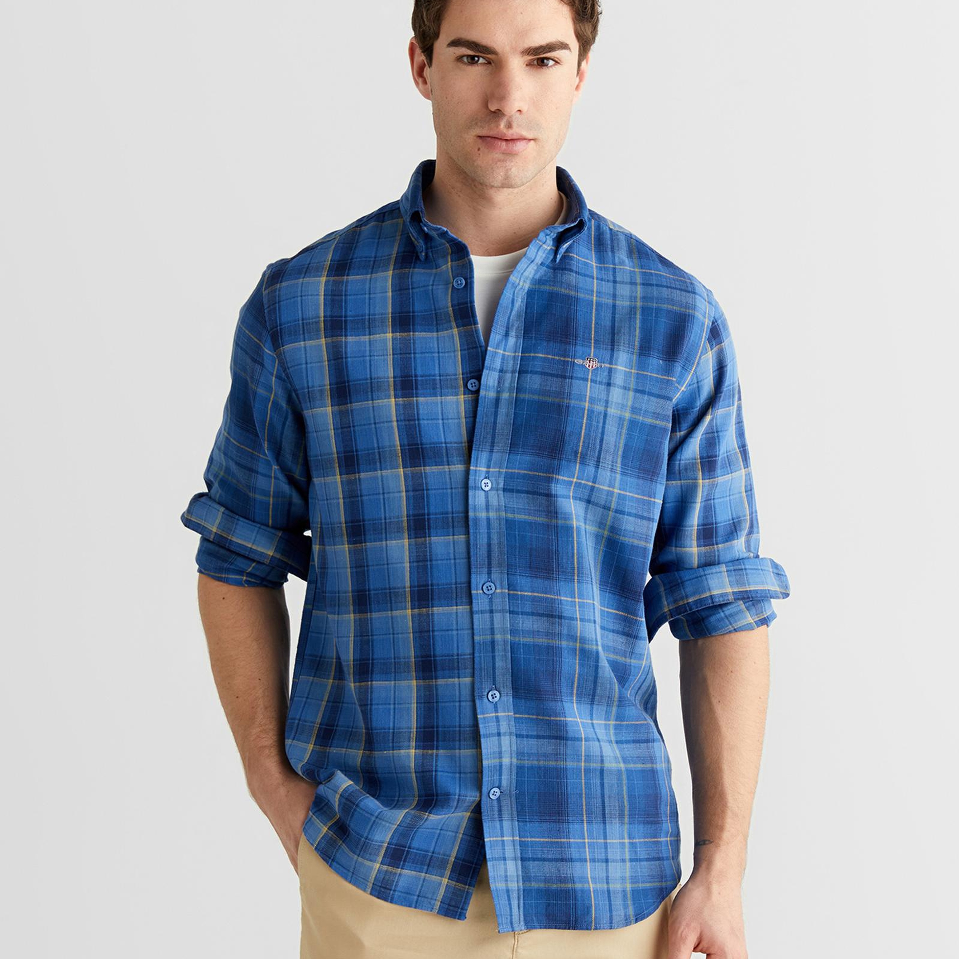 GANT Erkek Lacivert Gömlek