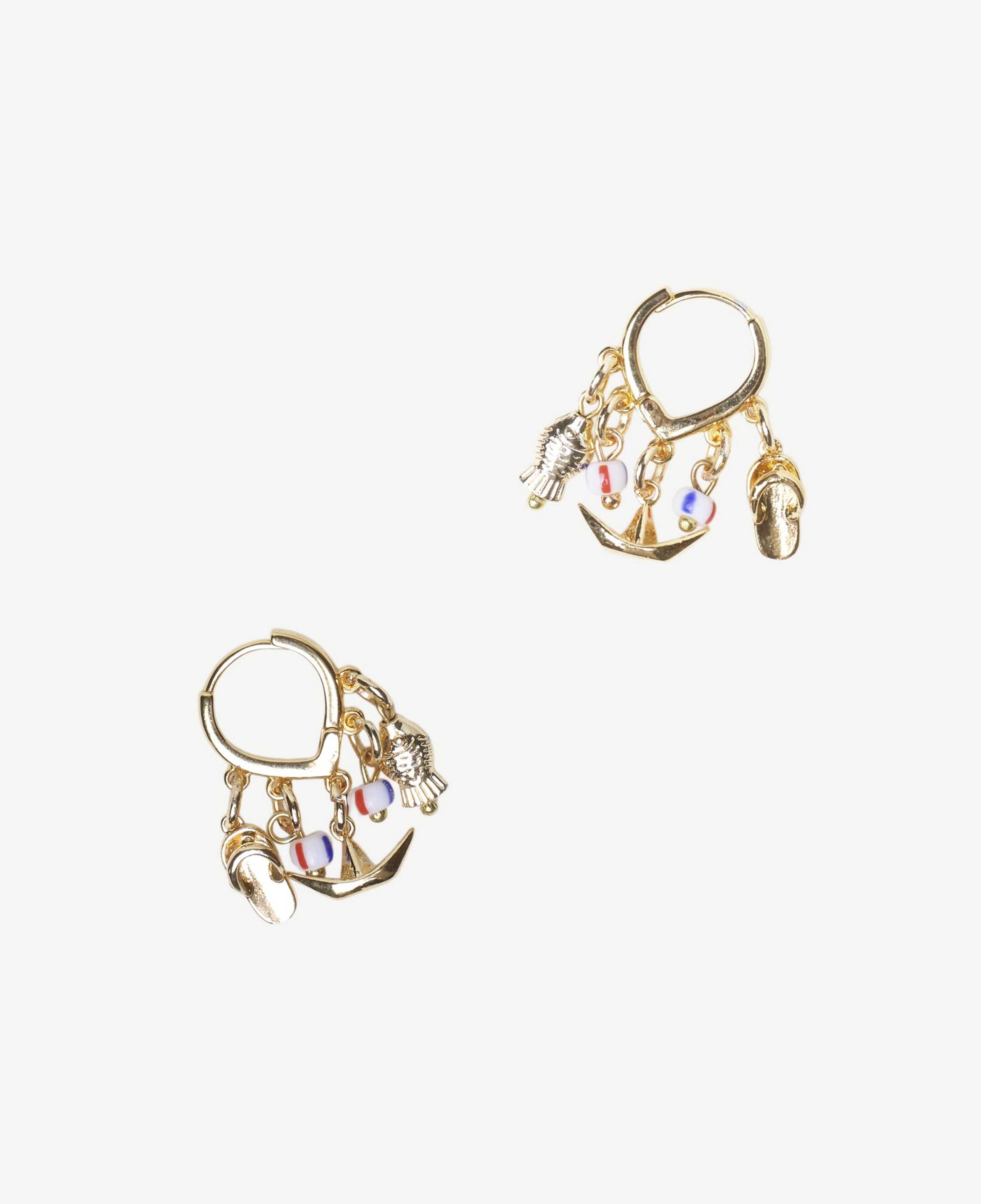 YARGICI Charm Detaylı Halka Küpe