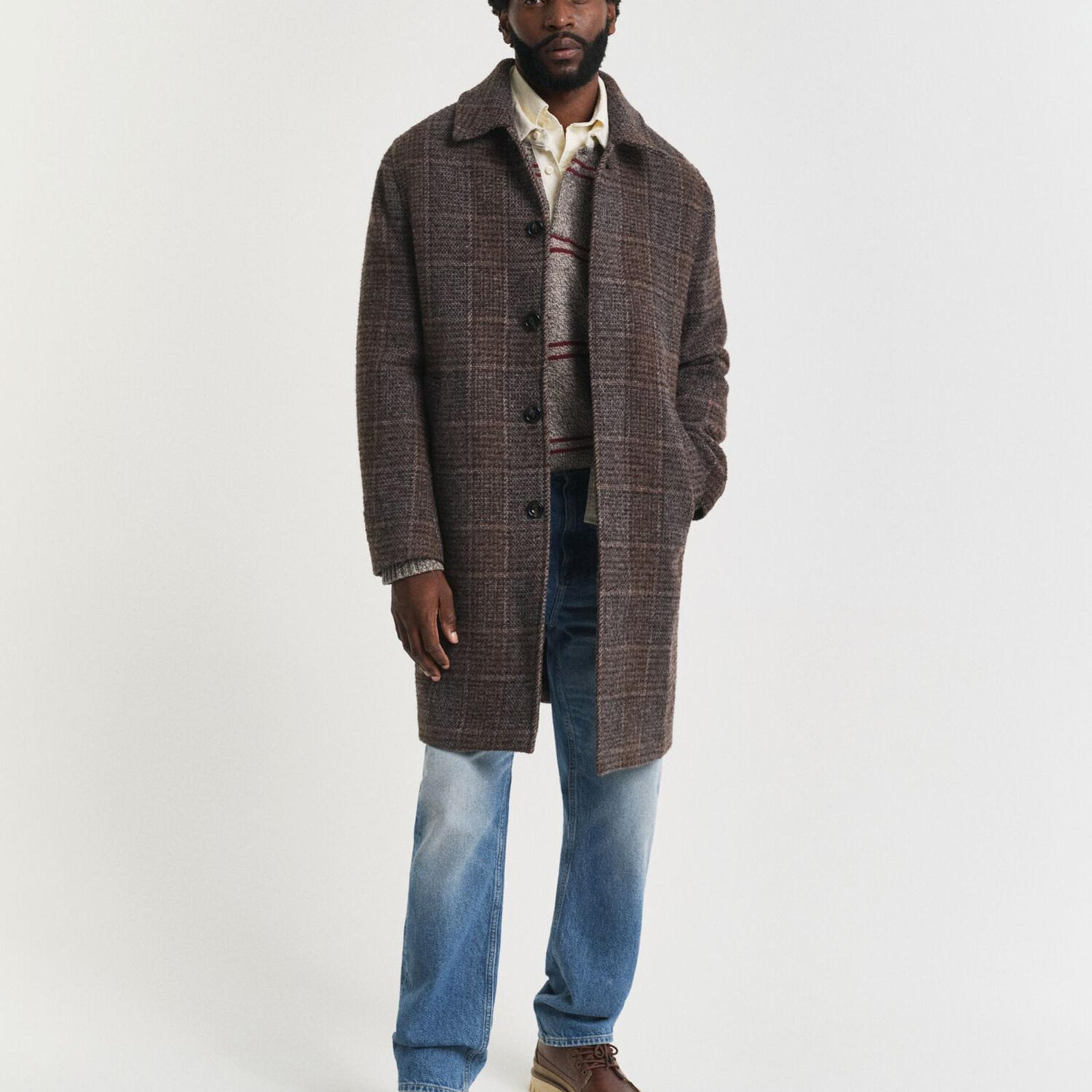 GANT Erkek Kahverengi Regular Fit Mont