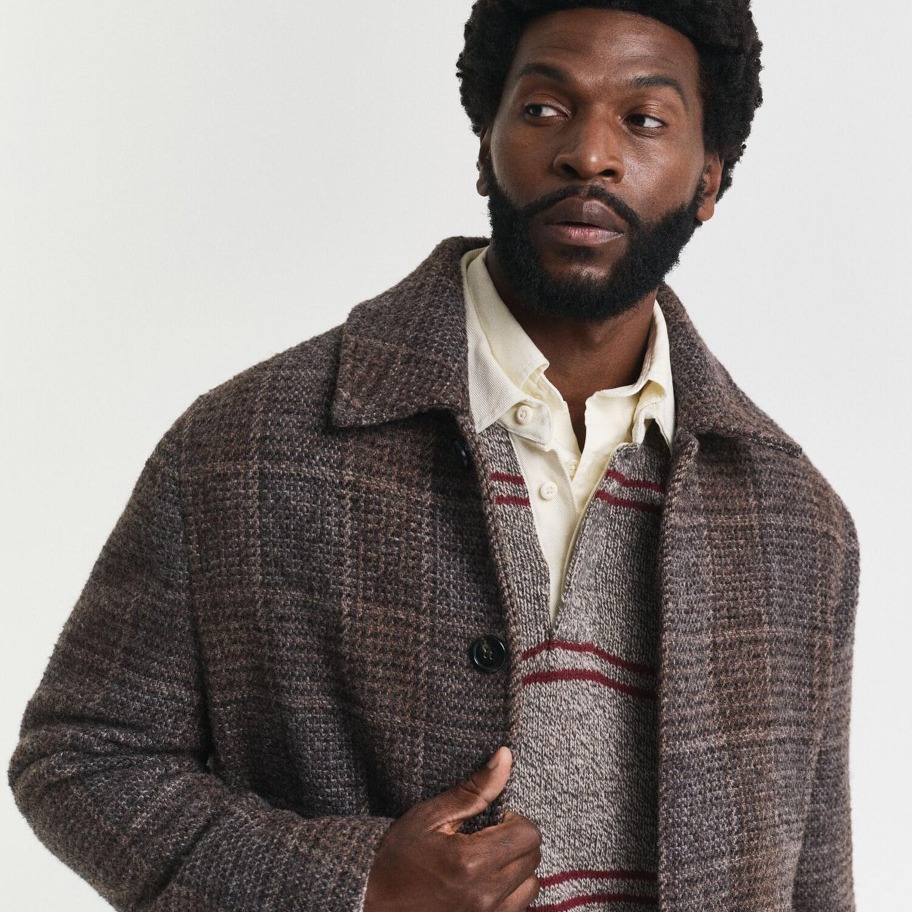 GANT Erkek Kahverengi Regular Fit Mont