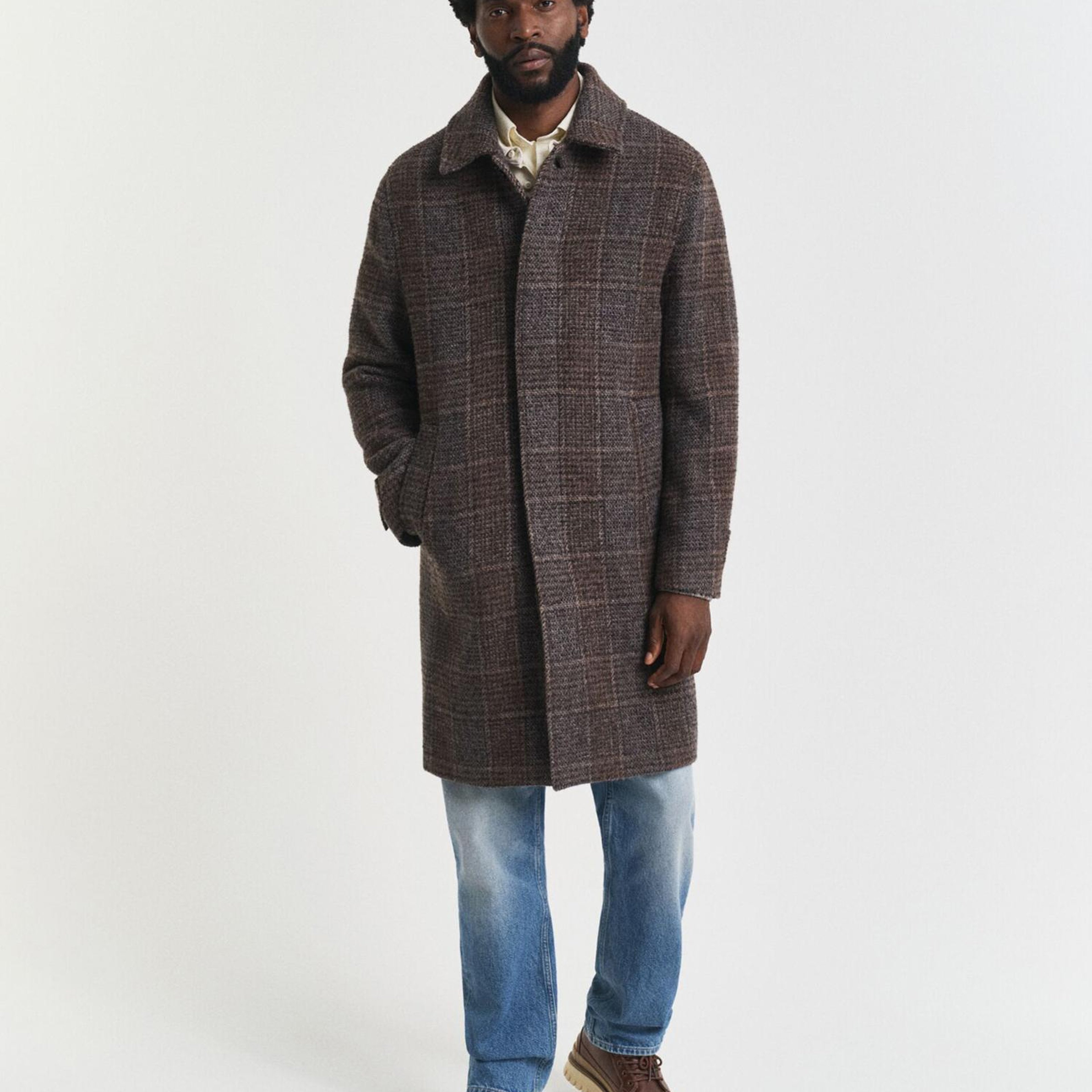 GANT Erkek Kahverengi Regular Fit Mont