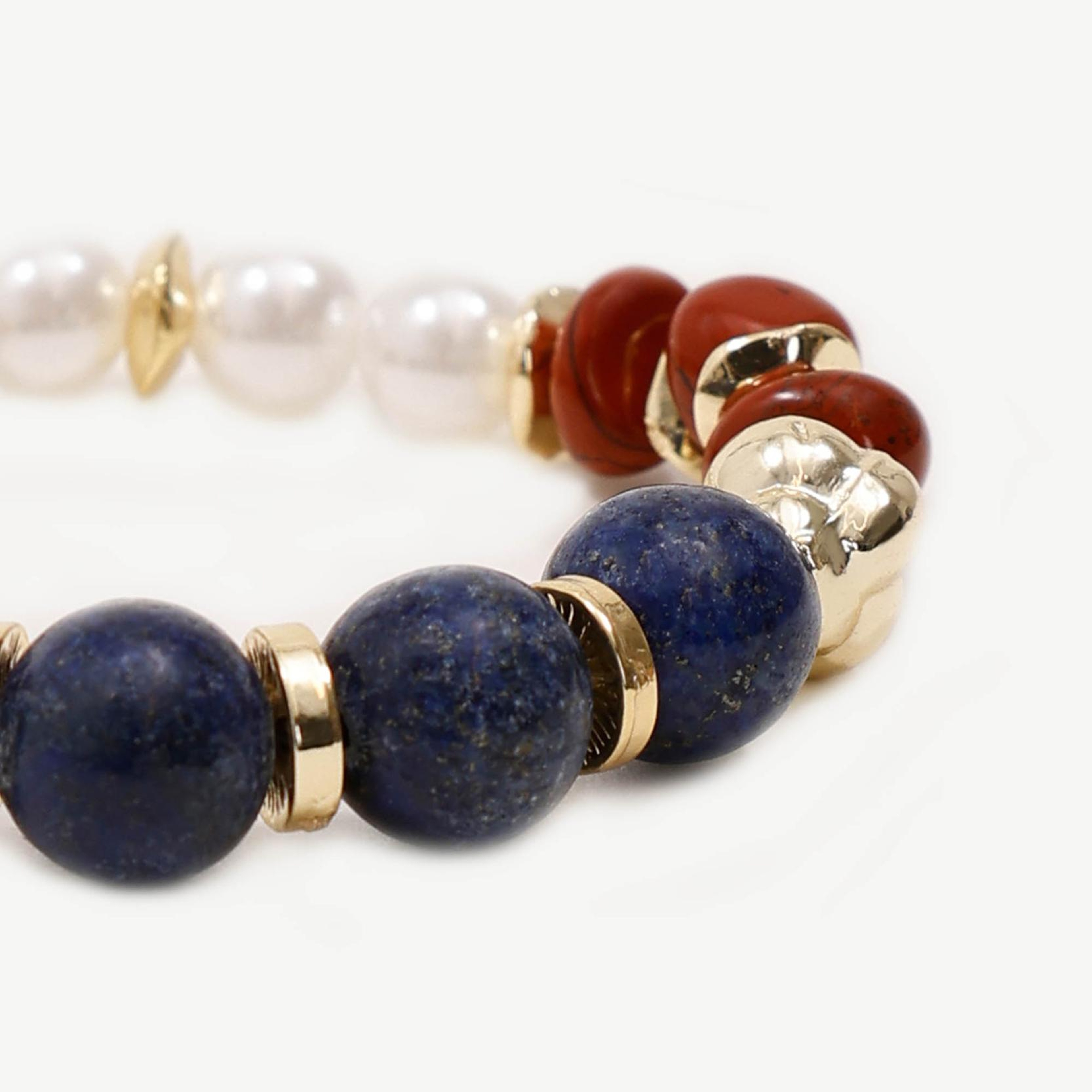 YARGICI Mercan Ve İnci Detaylı Bileklik