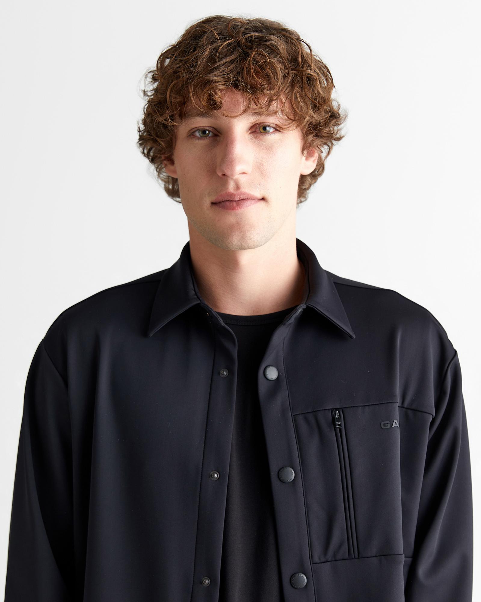 GANT Erkek Siyah Gömlek
