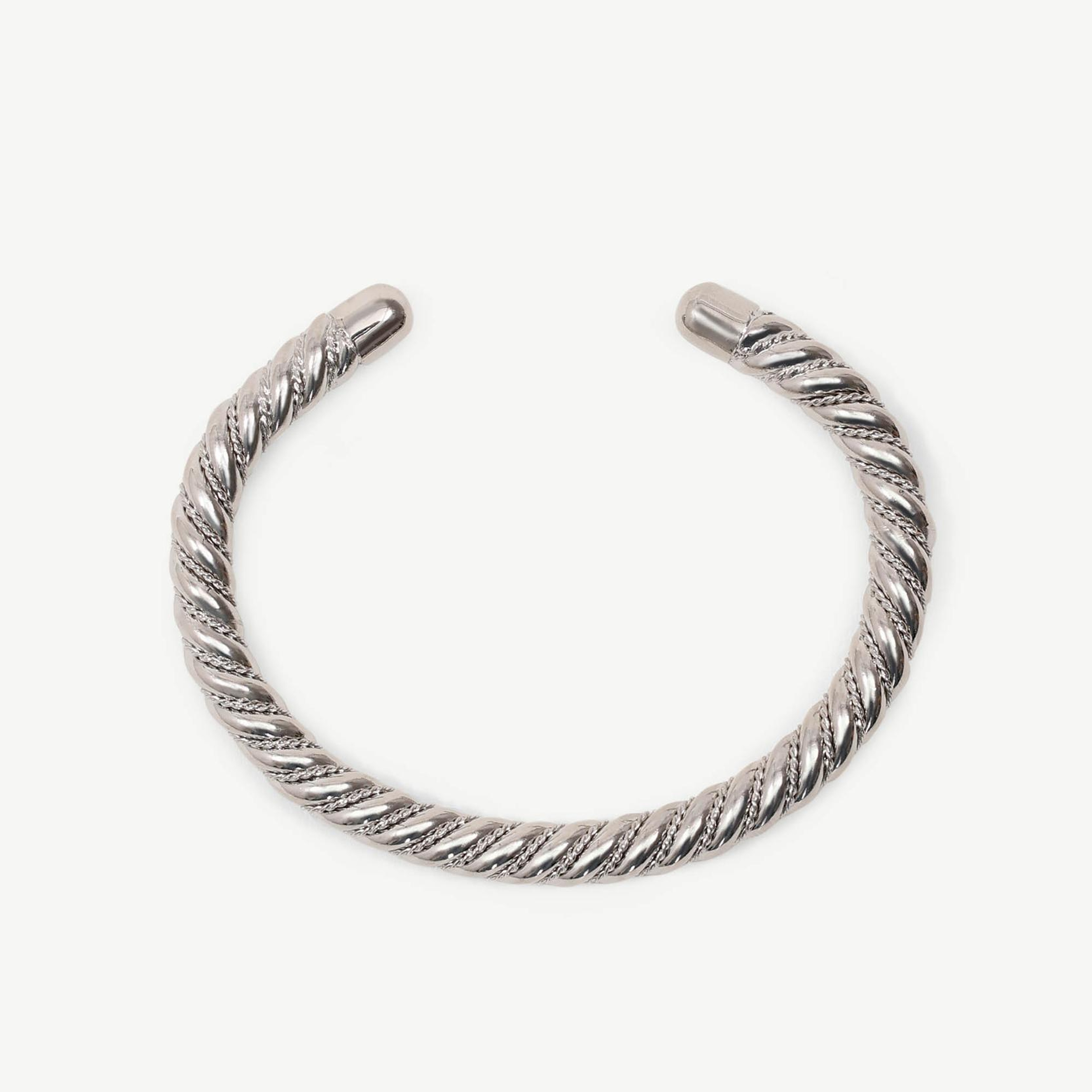 YARGICI Gümüş Kelepçe Bileklik