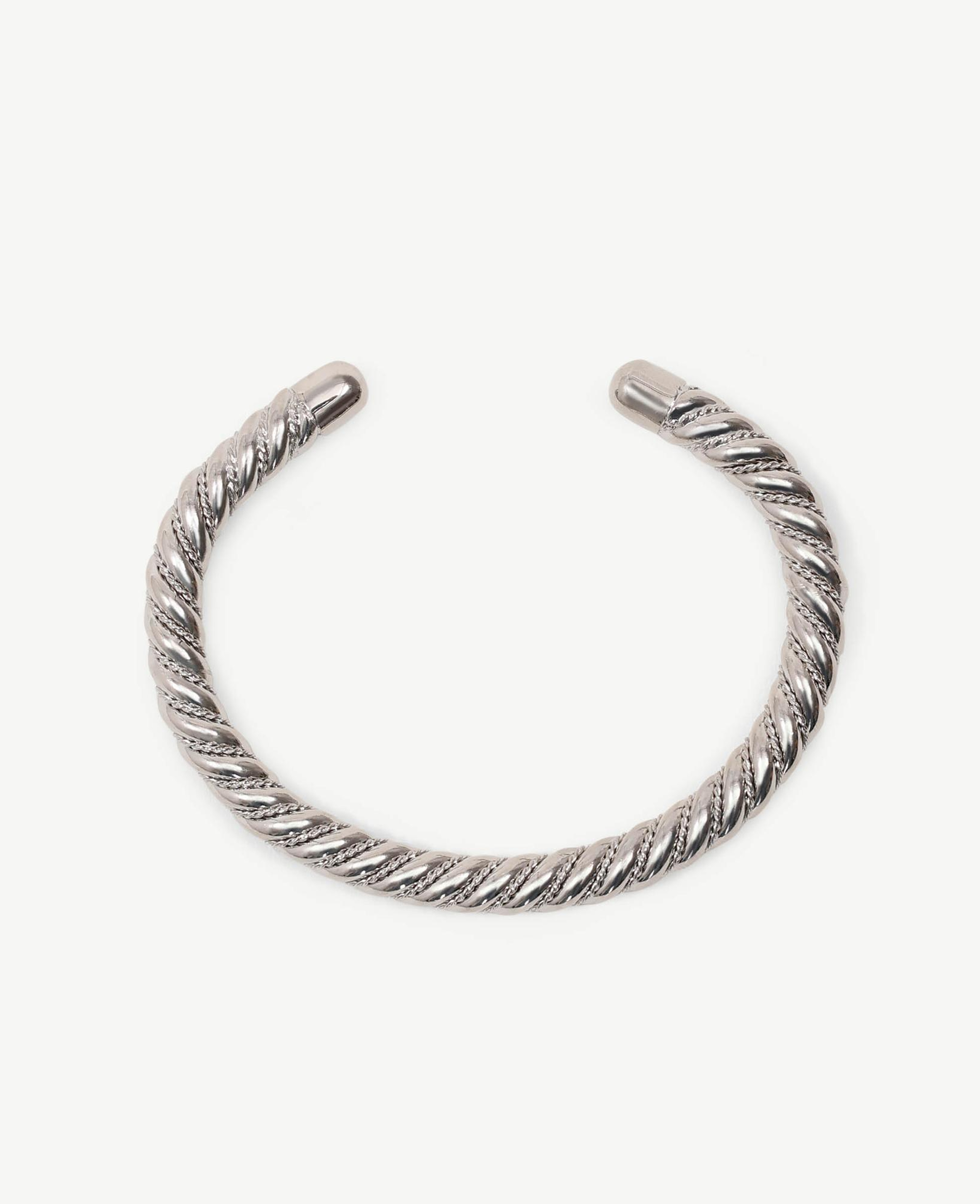 YARGICI Gümüş Kelepçe Bileklik