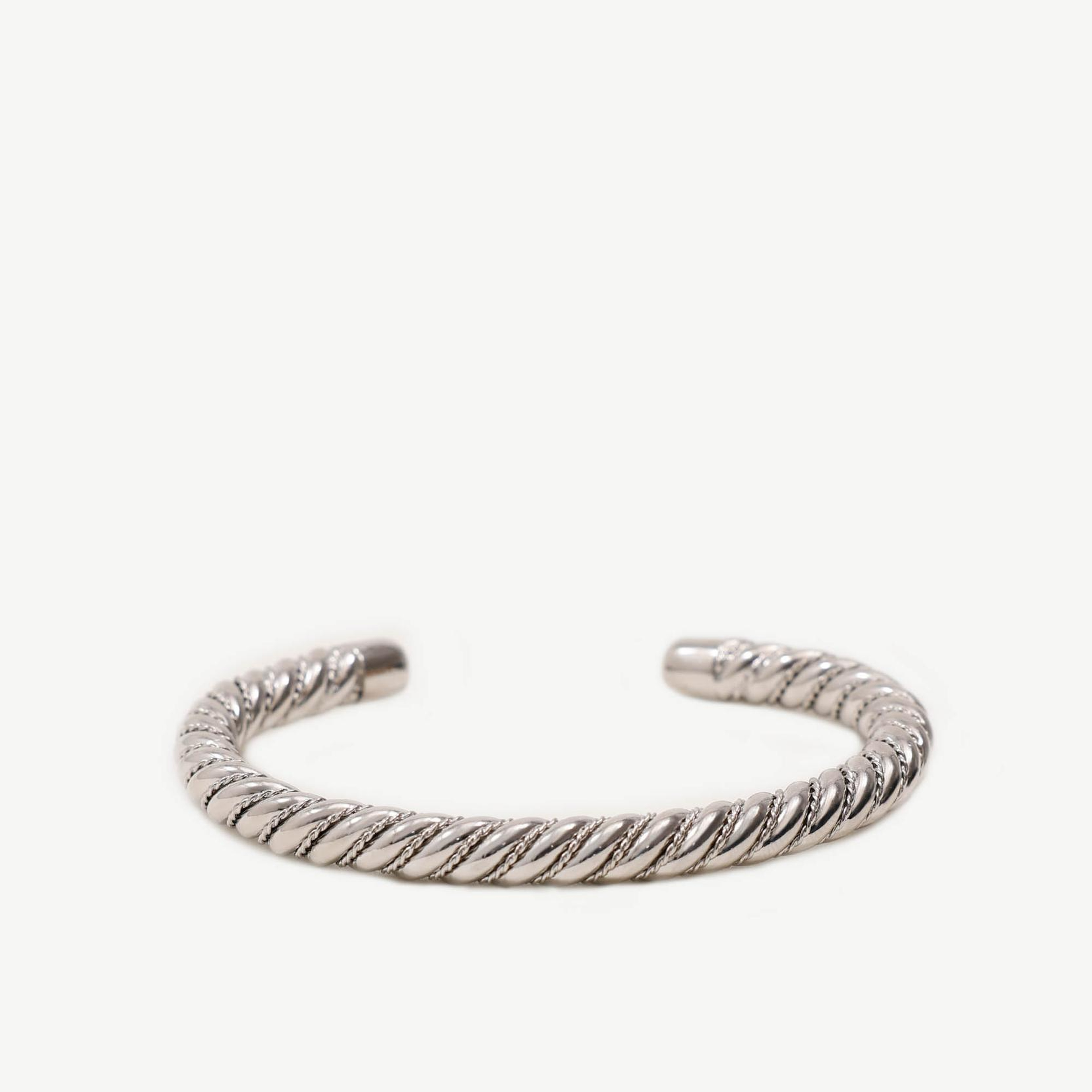 YARGICI Gümüş Kelepçe Bileklik