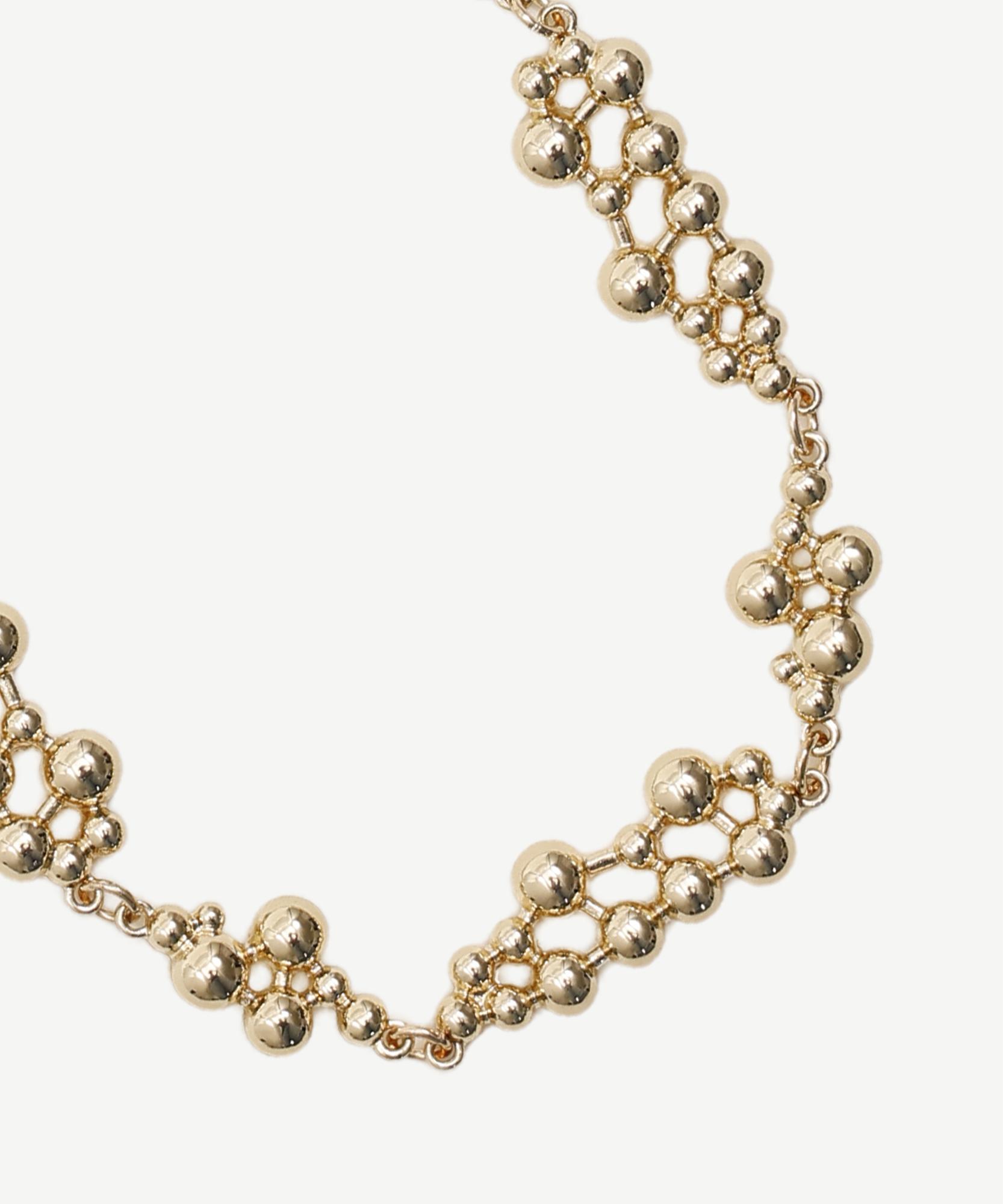 YARGICI Yassı Boncuklu Zincir Kolye