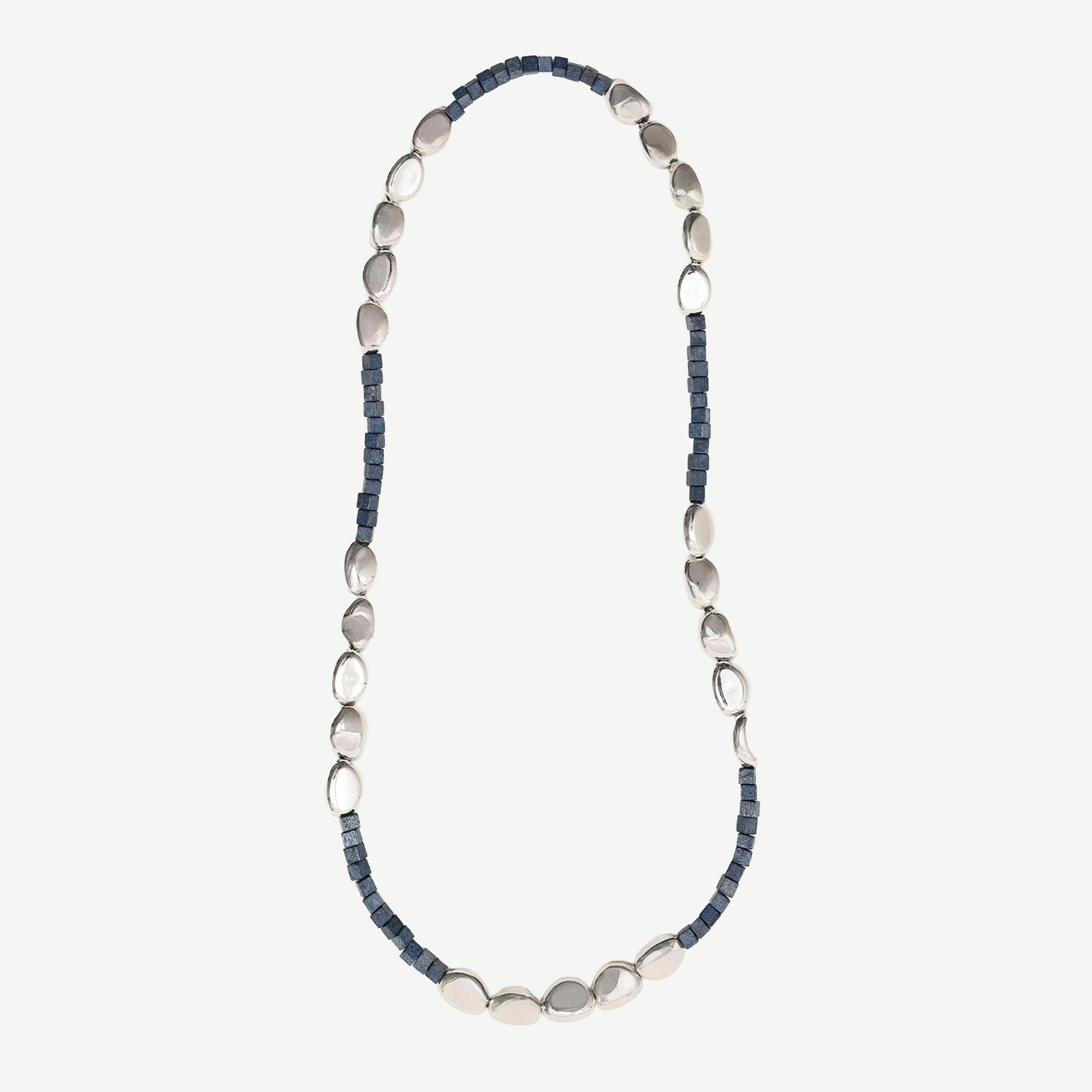 YARGICI Ahşap Ve Metalik Boncuk Detaylı Kolye