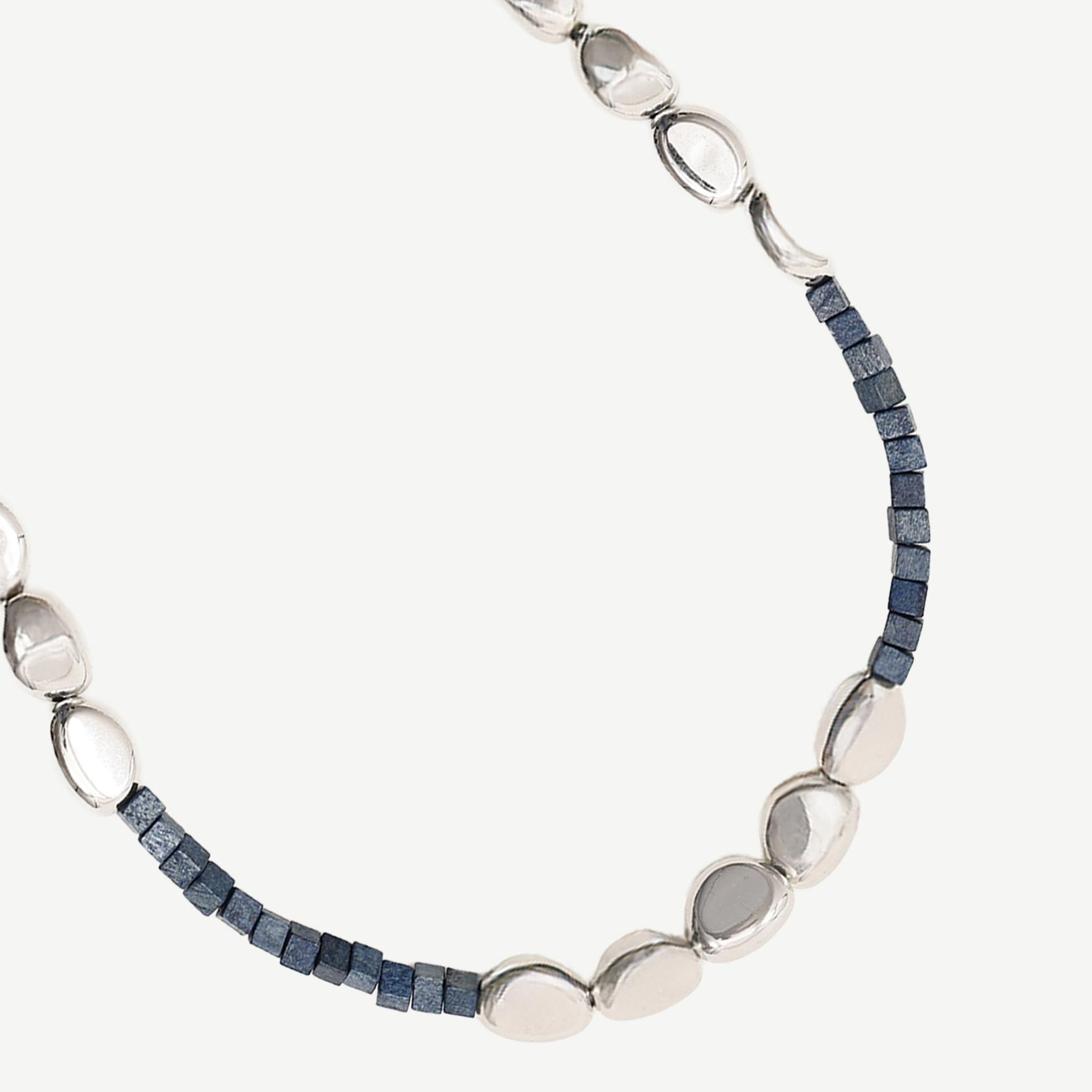 YARGICI Ahşap Ve Metalik Boncuk Detaylı Kolye