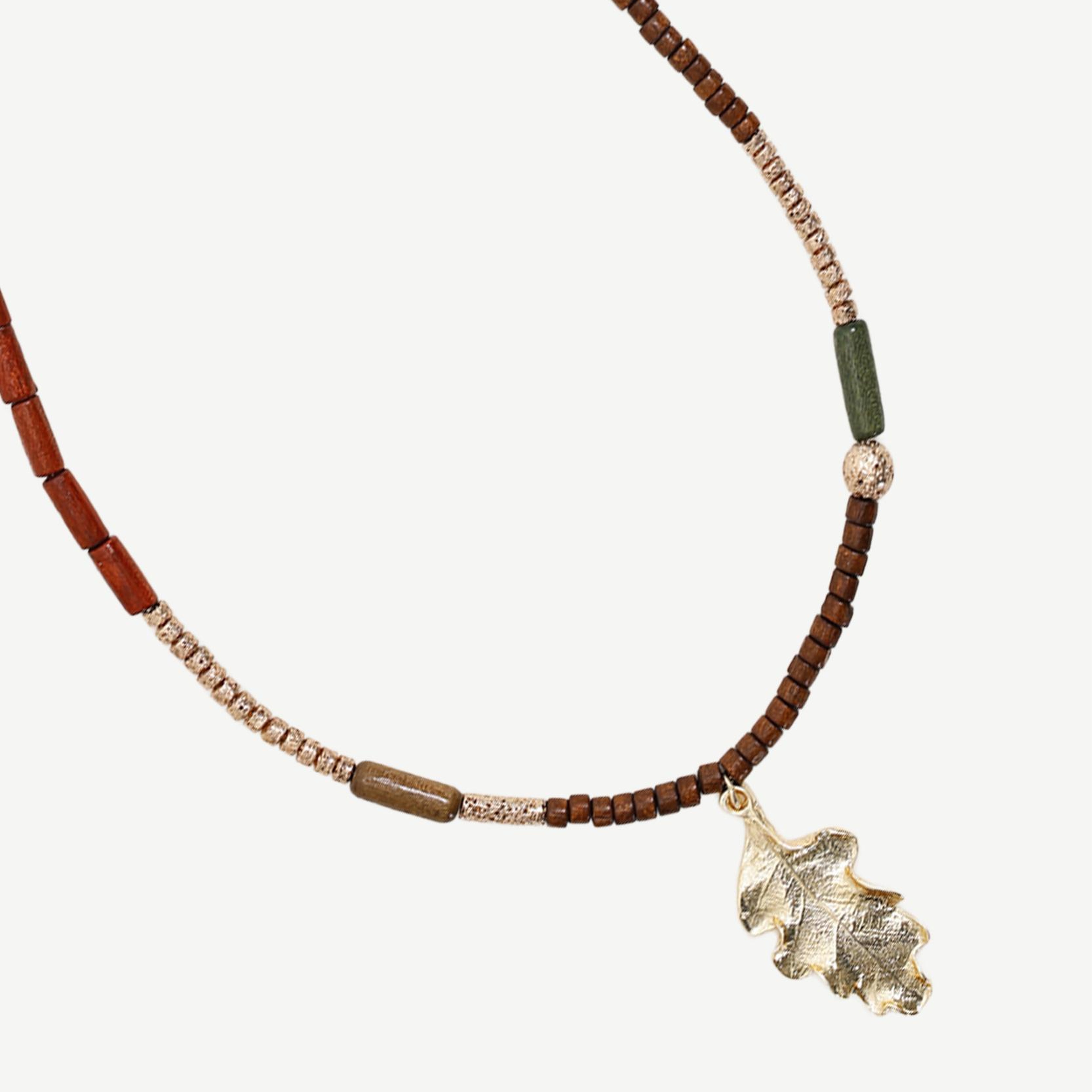 YARGICI Ahşap İçerikli Renkli Kolye