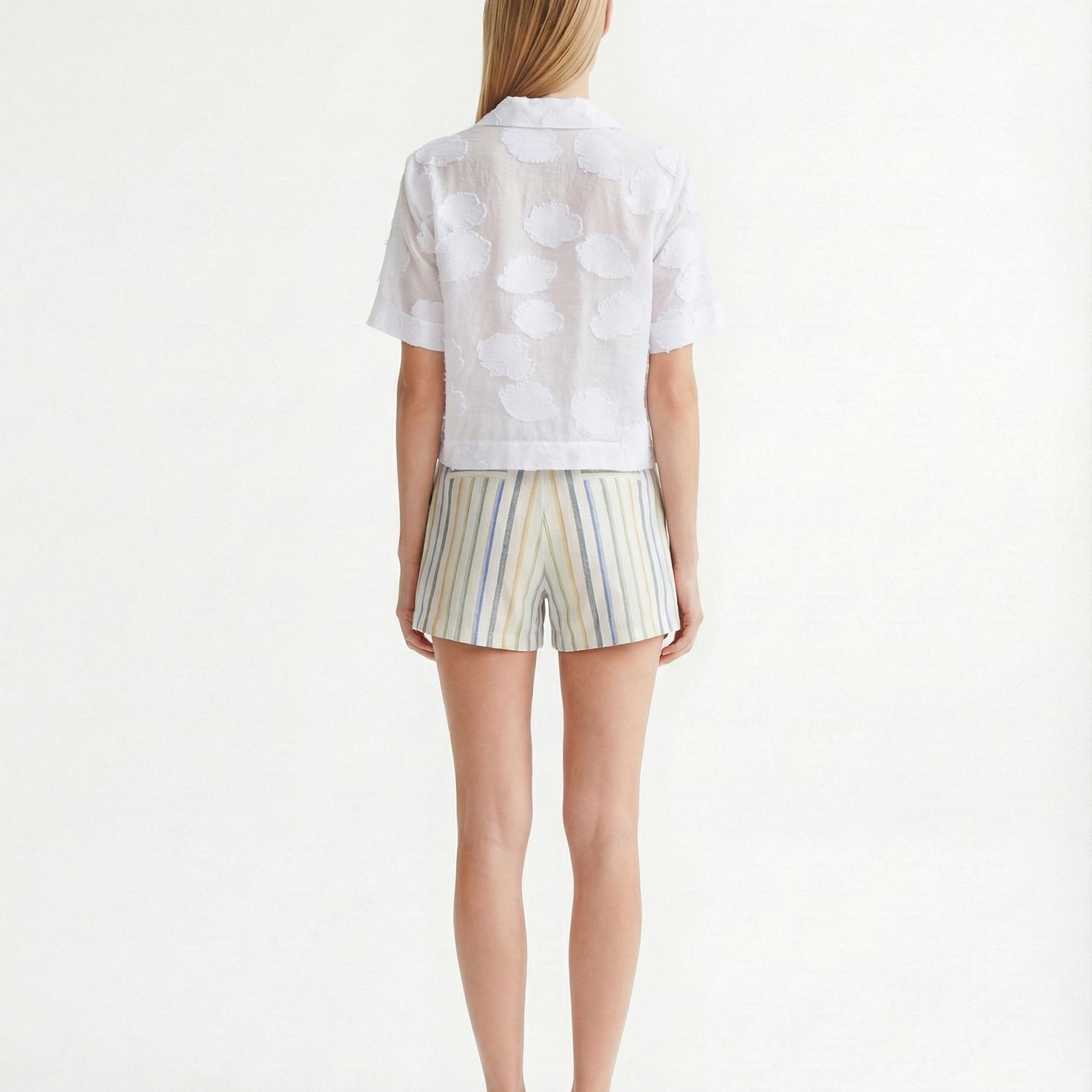 YARGICI Regular Gömlek Yaka Kısa Kol Bluz