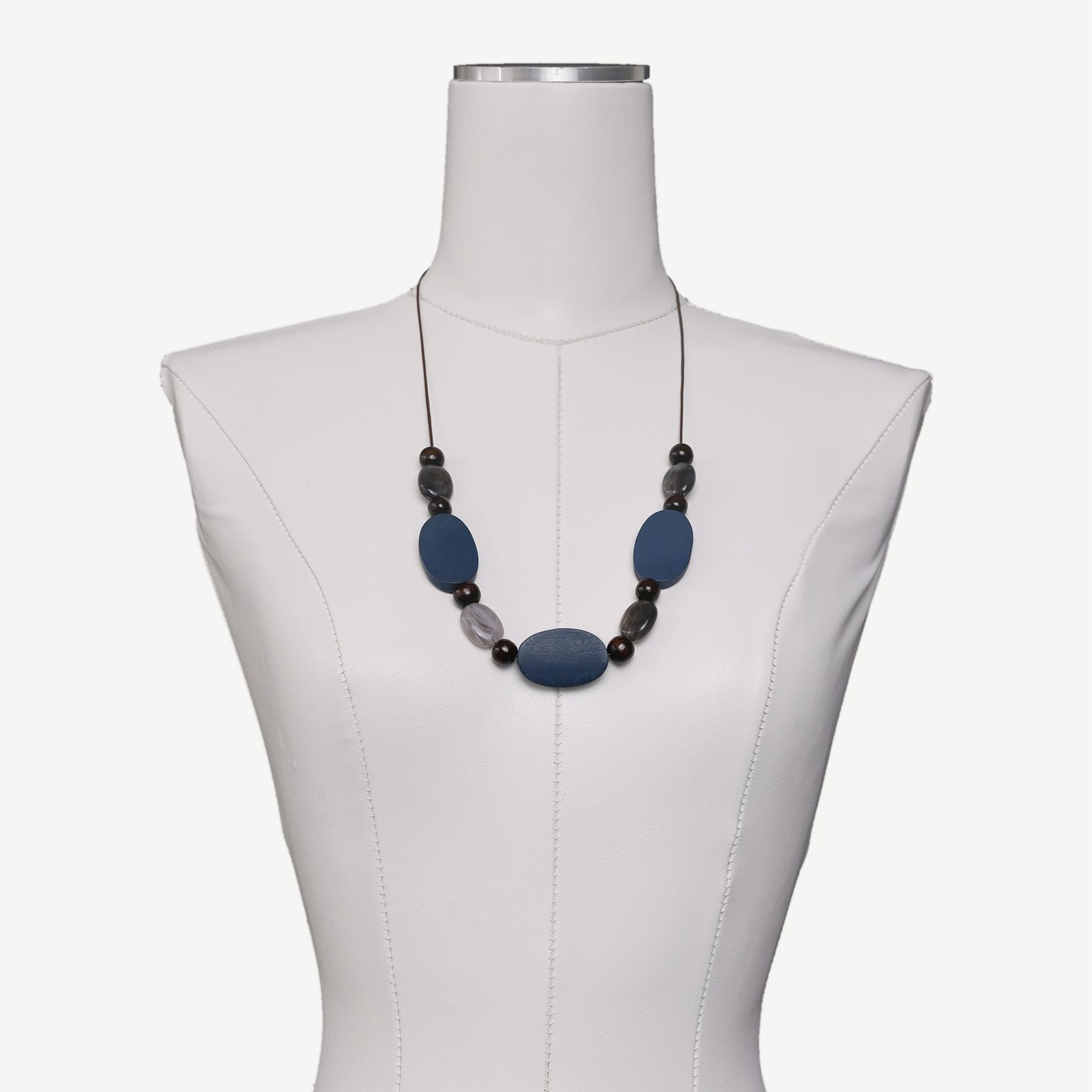 YARGICI Ahşap Taş Detaylı Kolye