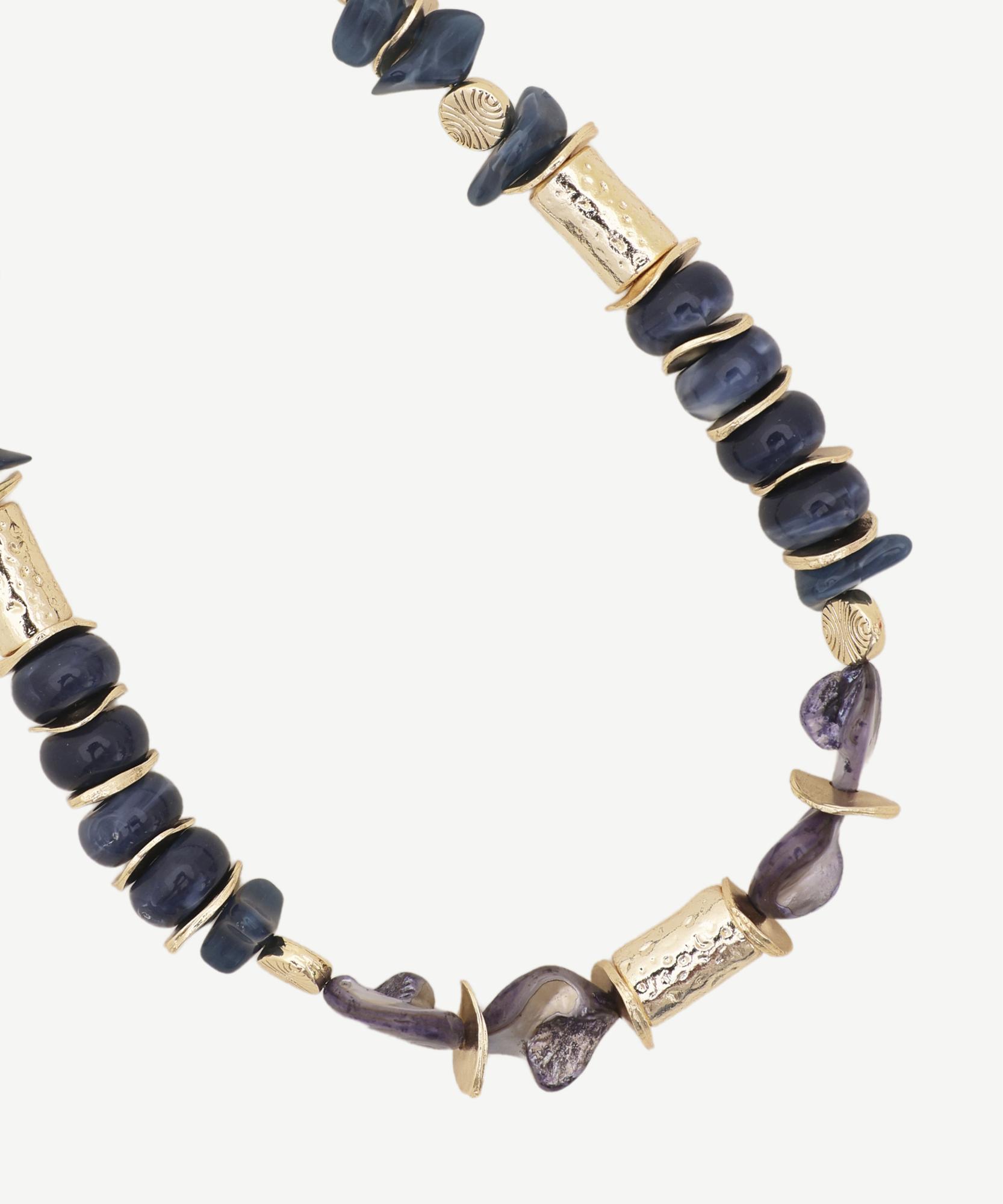 YARGICI Doğal Taş Detaylı Kolye