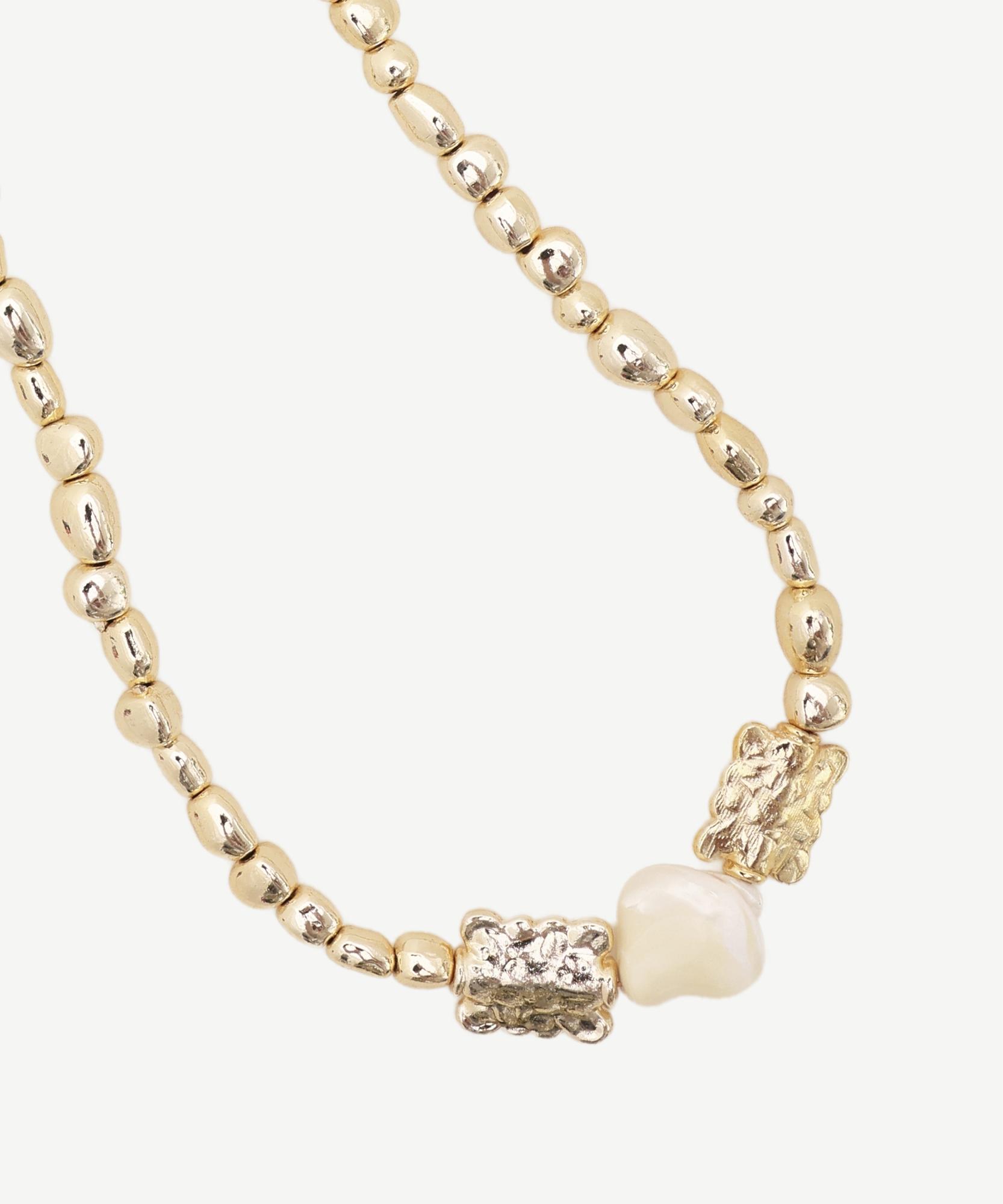 YARGICI Doğal Taş Detaylı Kolye