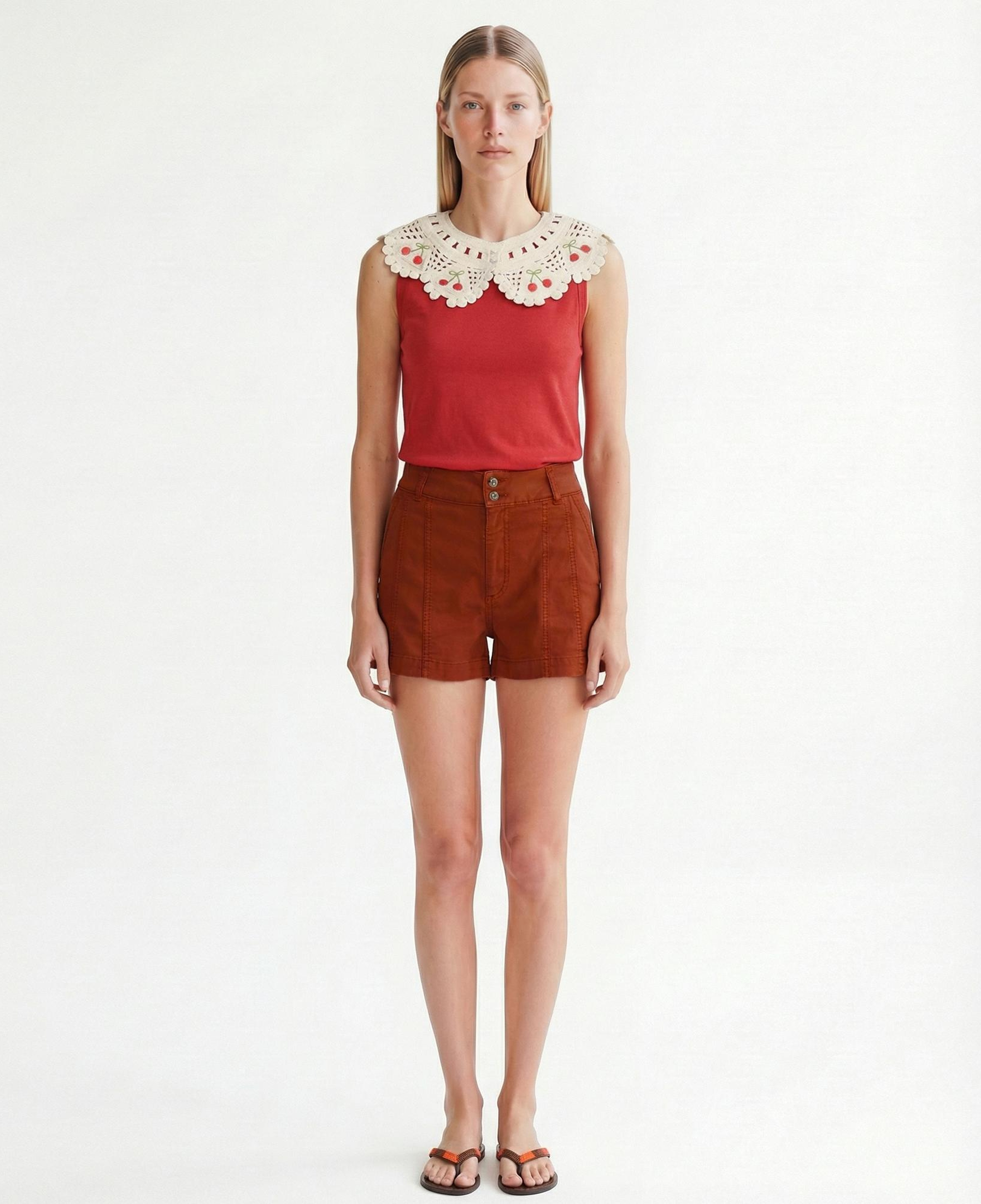 YARGICI Regular Yüksek Bel Bermuda/Şort