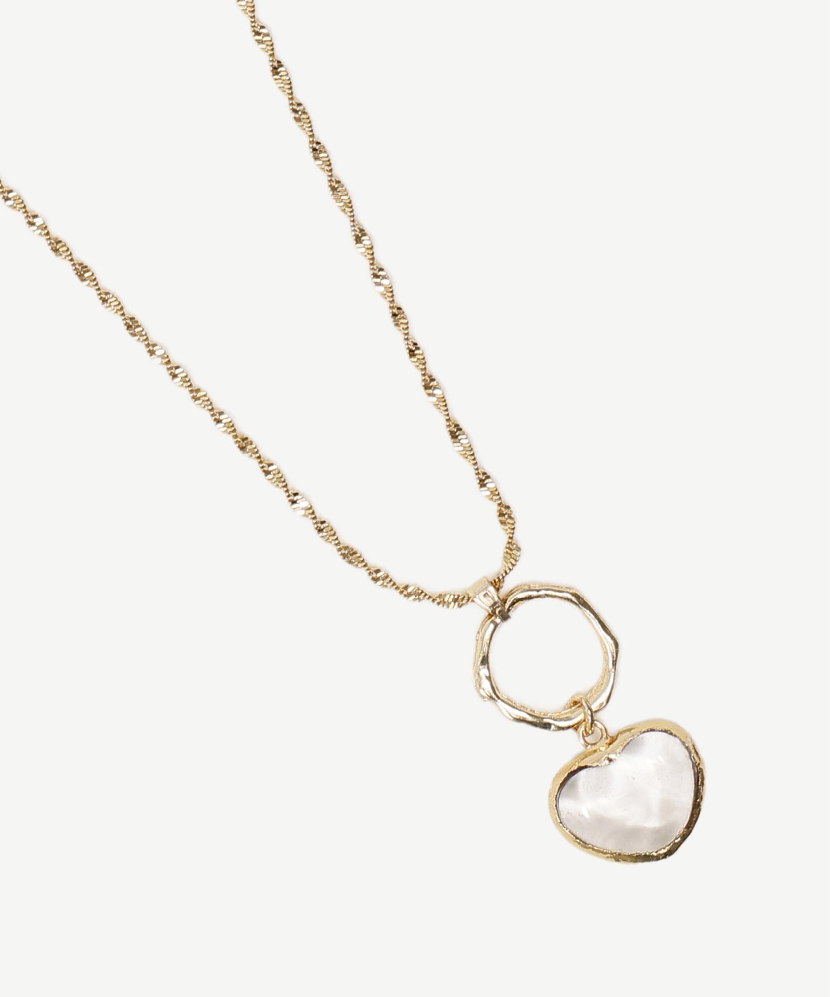 YARGICI Kristal Kuvars Detaylı Kolye