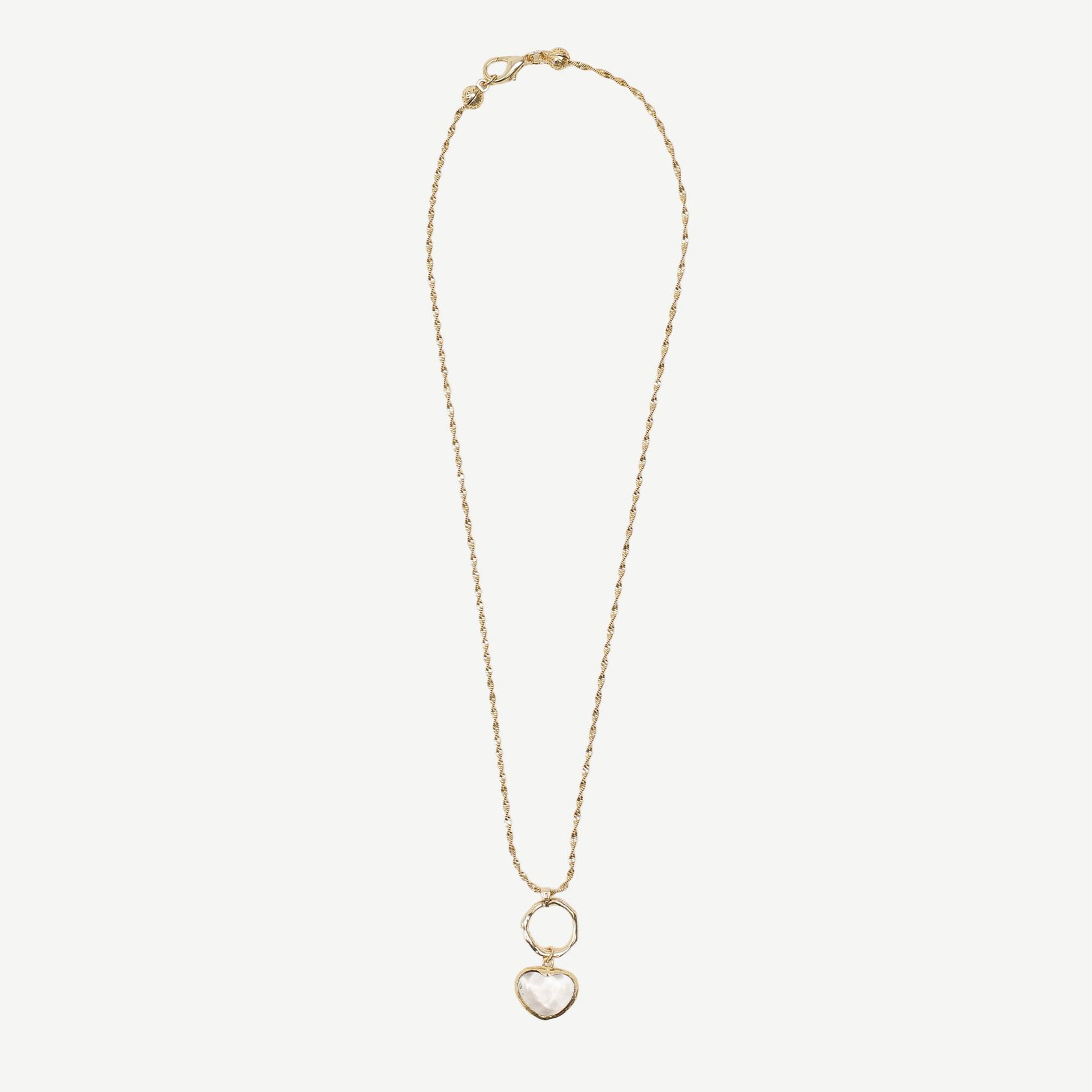 YARGICI Kristal Kuvars Detaylı Kolye