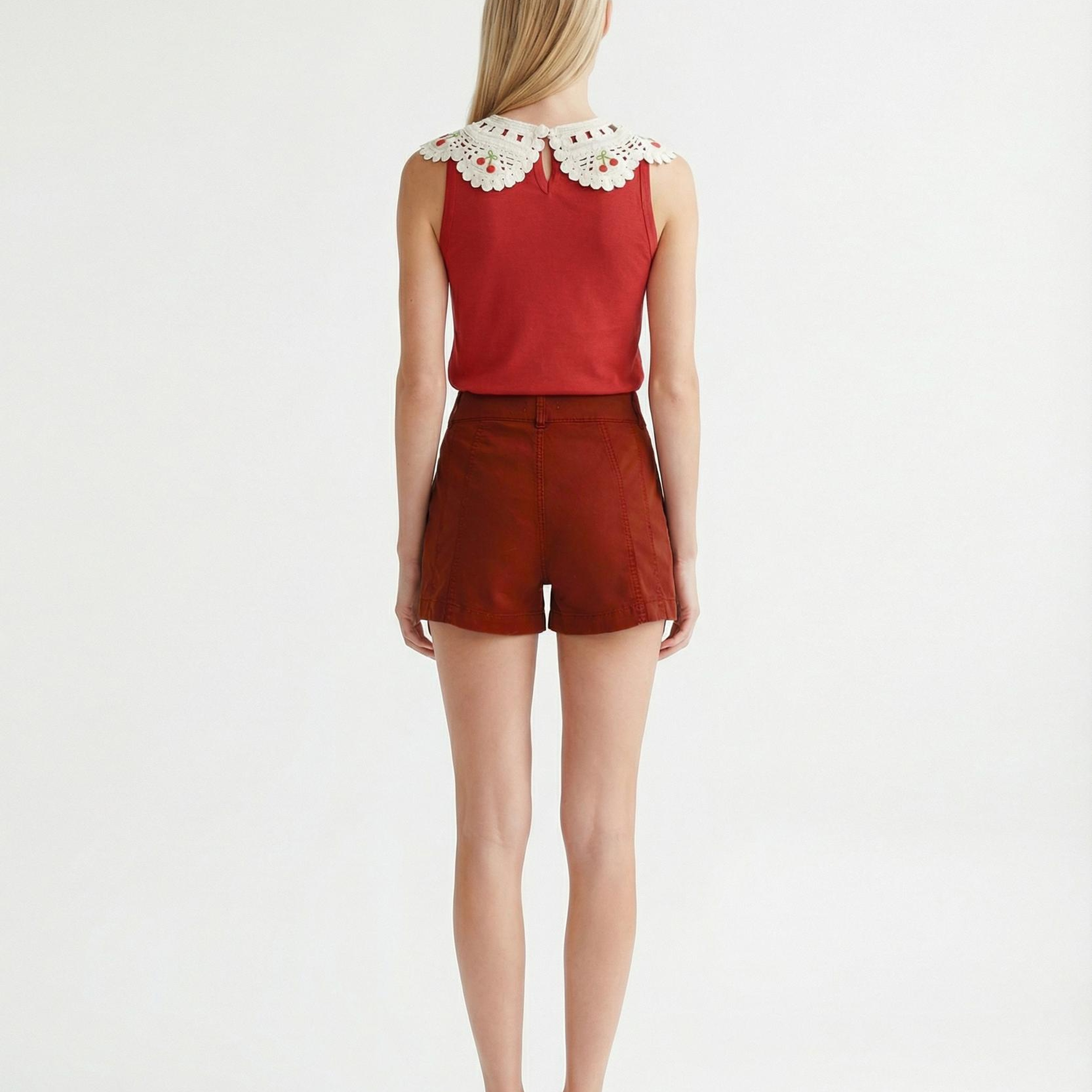 YARGICI Regular Yüksek Bel Bermuda/Şort