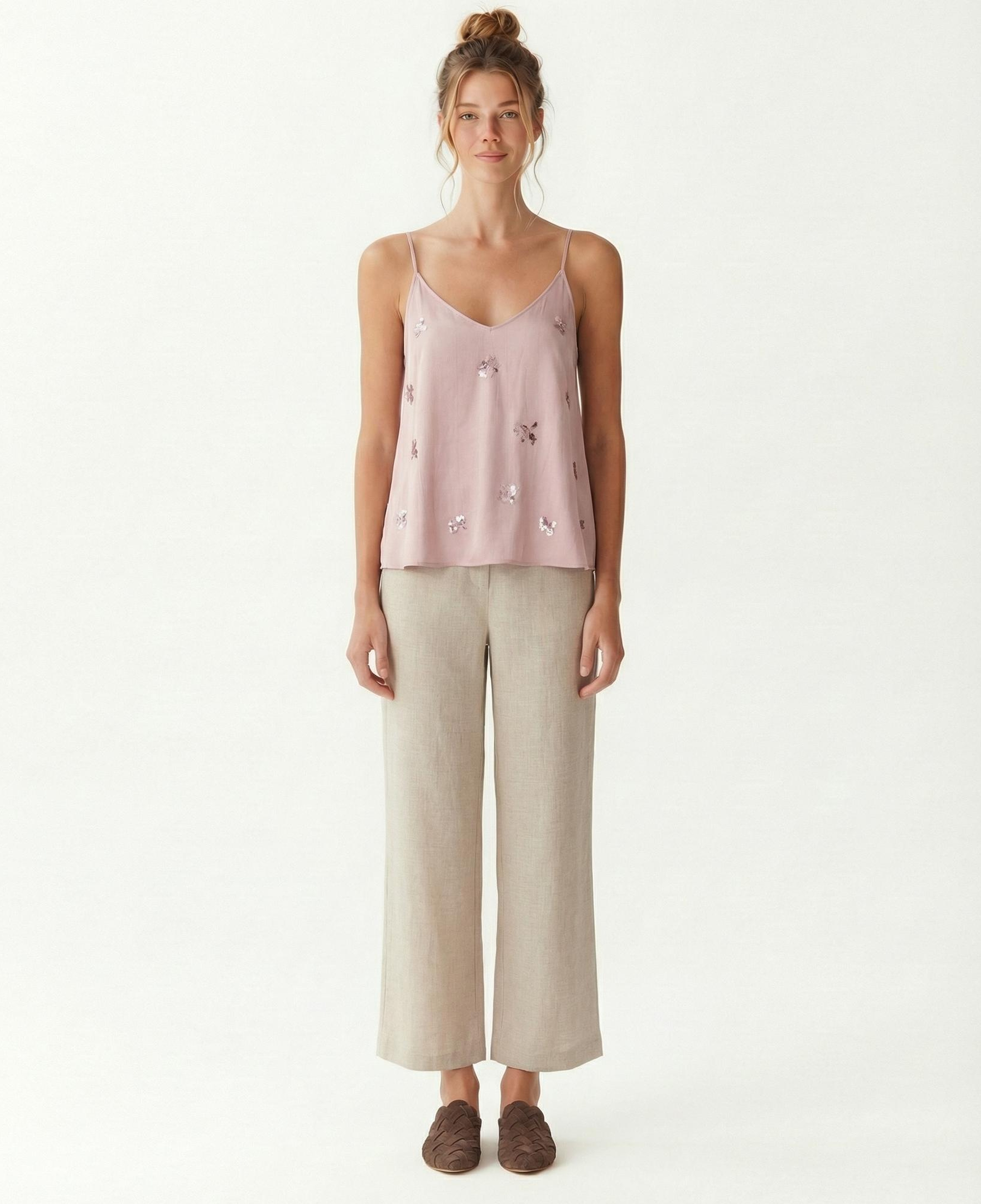 YARGICI Regular V Yaka Askılı Bluz