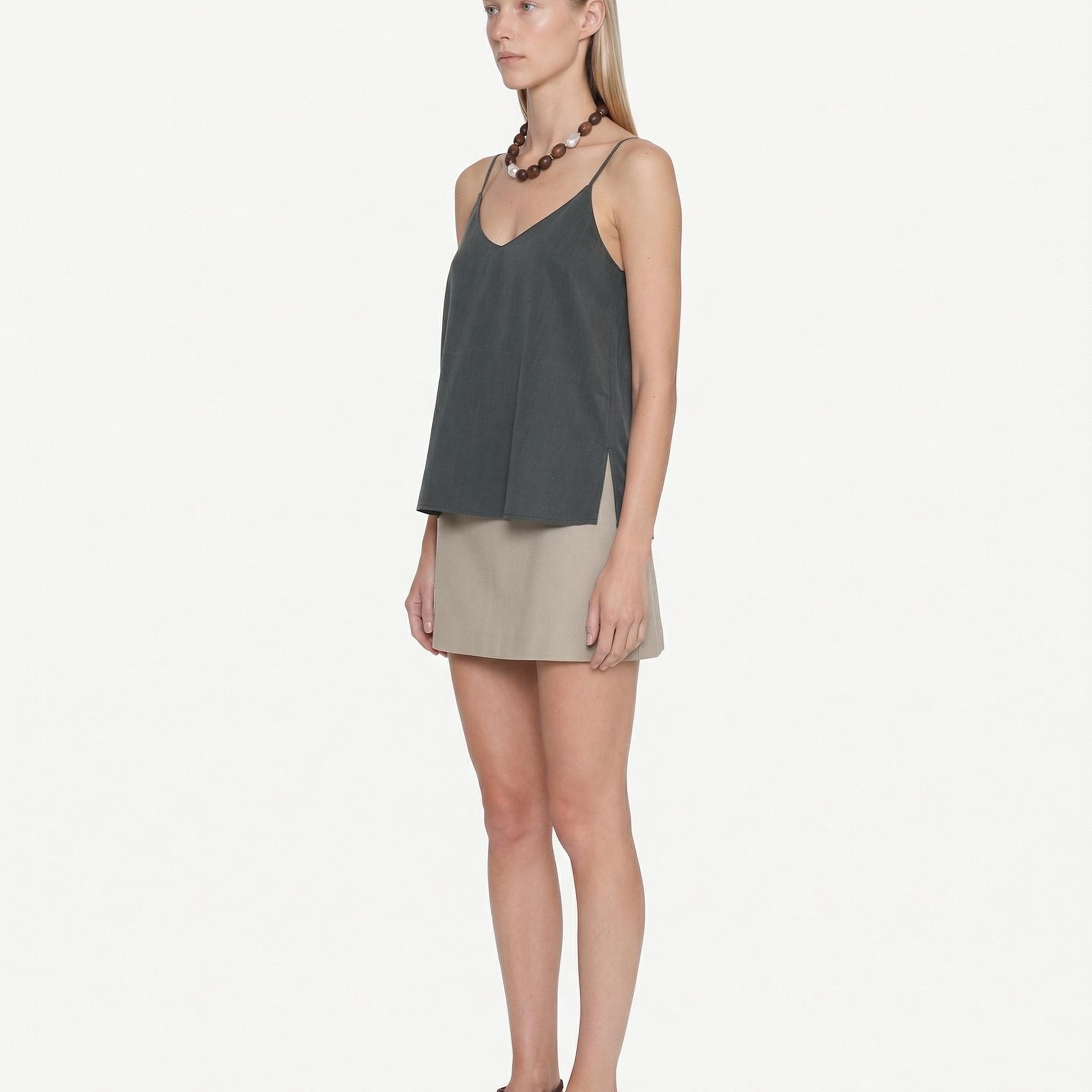 YARGICI Regular V Yaka Askılı Bluz