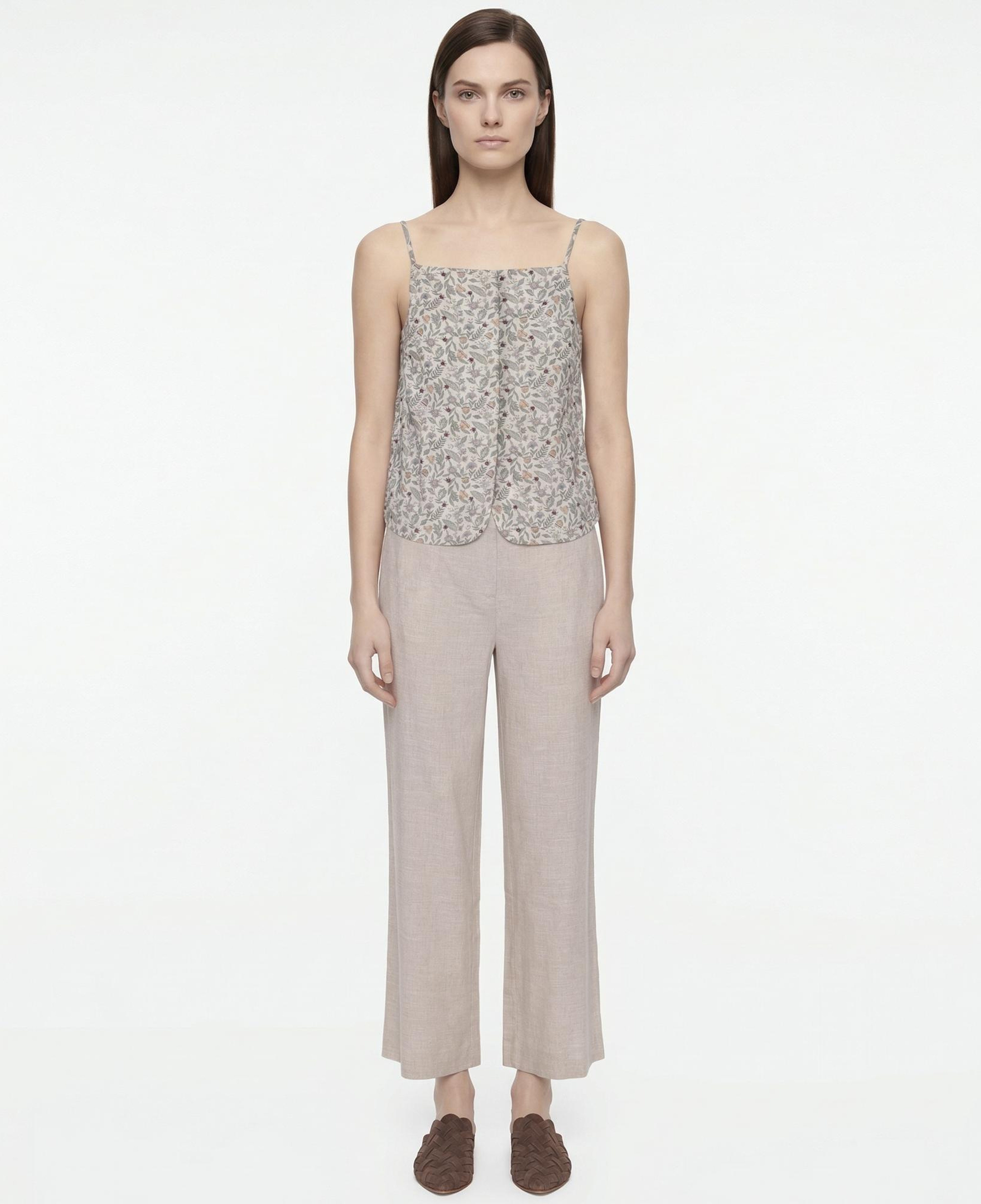 YARGICI Regular Kare Yaka Askılı Bluz