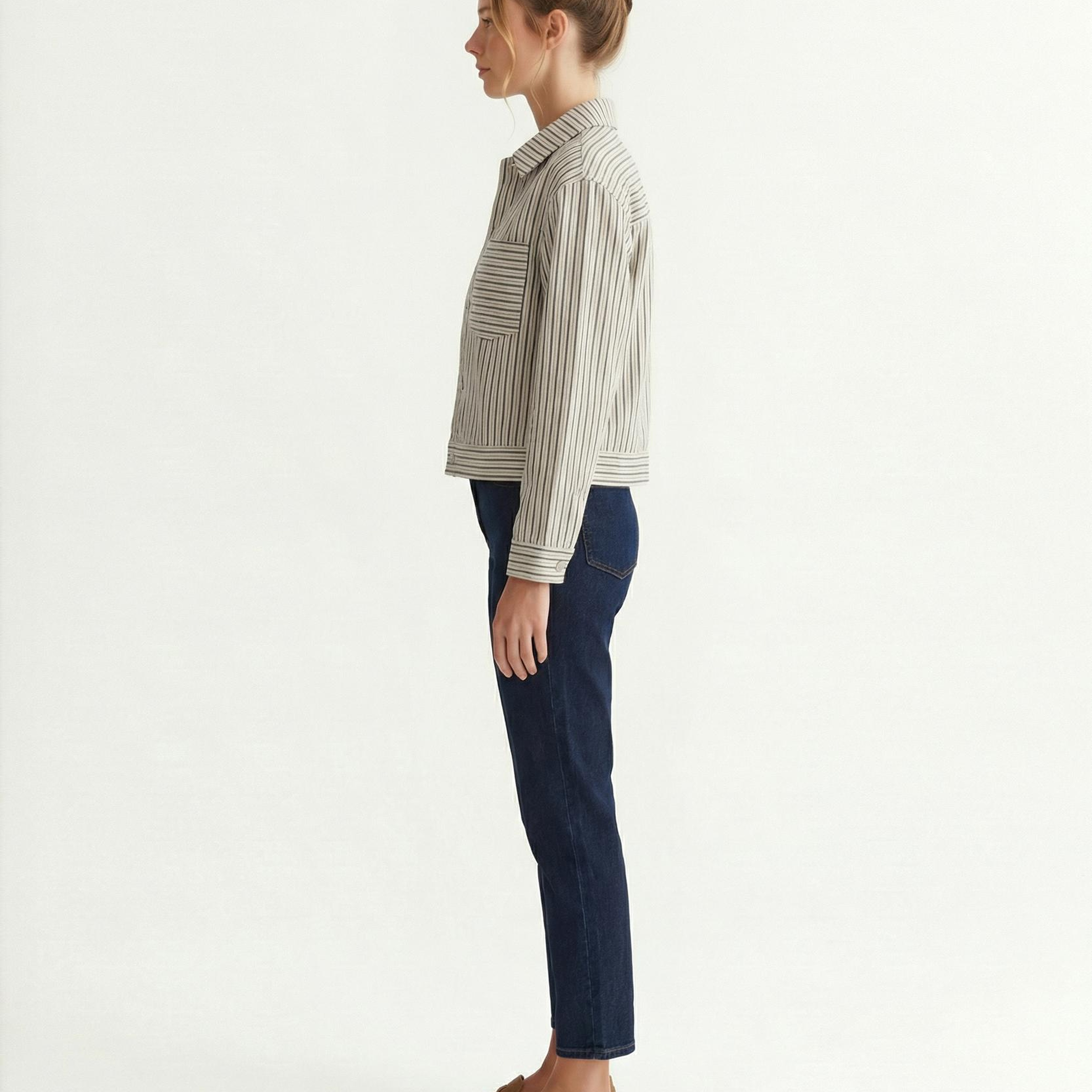 YARGICI Regular Ceket Yaka Uzun Kol Ceket