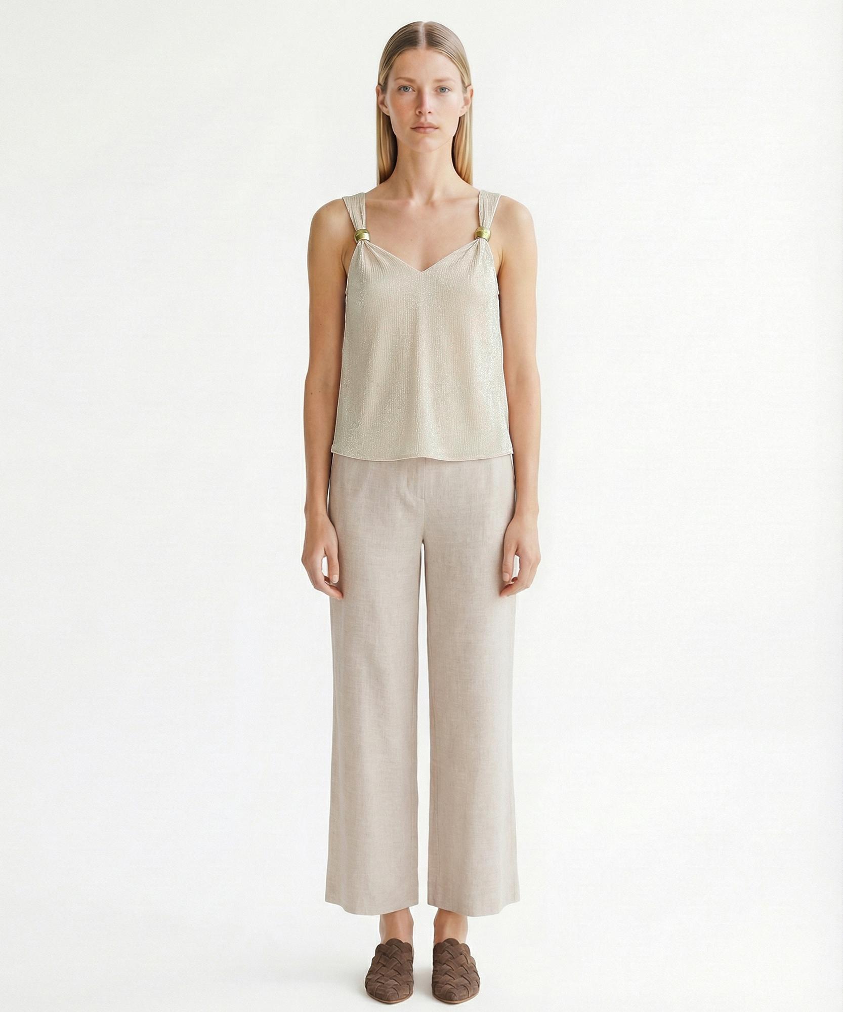 YARGICI Regular V Yaka Askılı Bluz