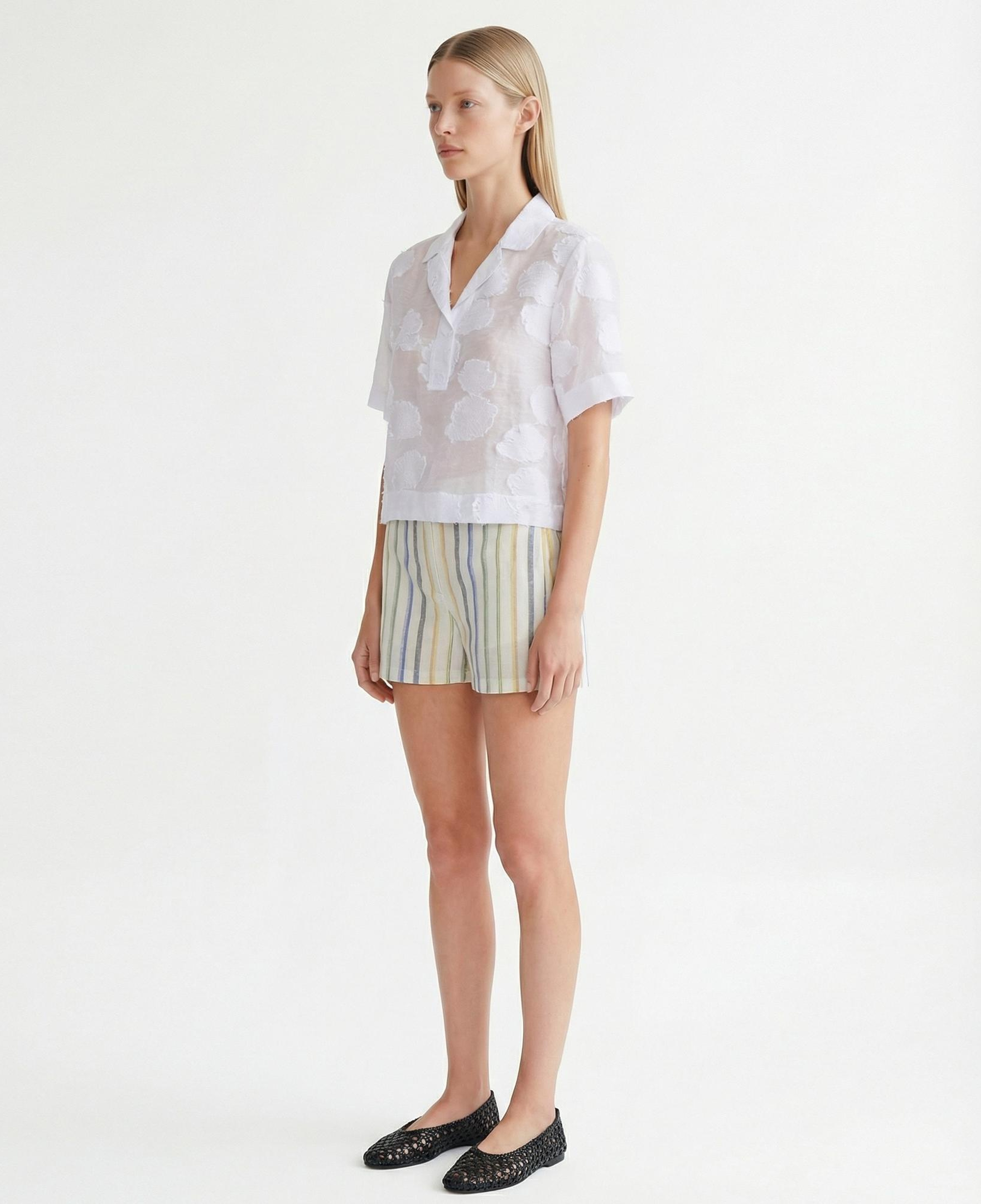 YARGICI Regular Gömlek Yaka Kısa Kol Bluz