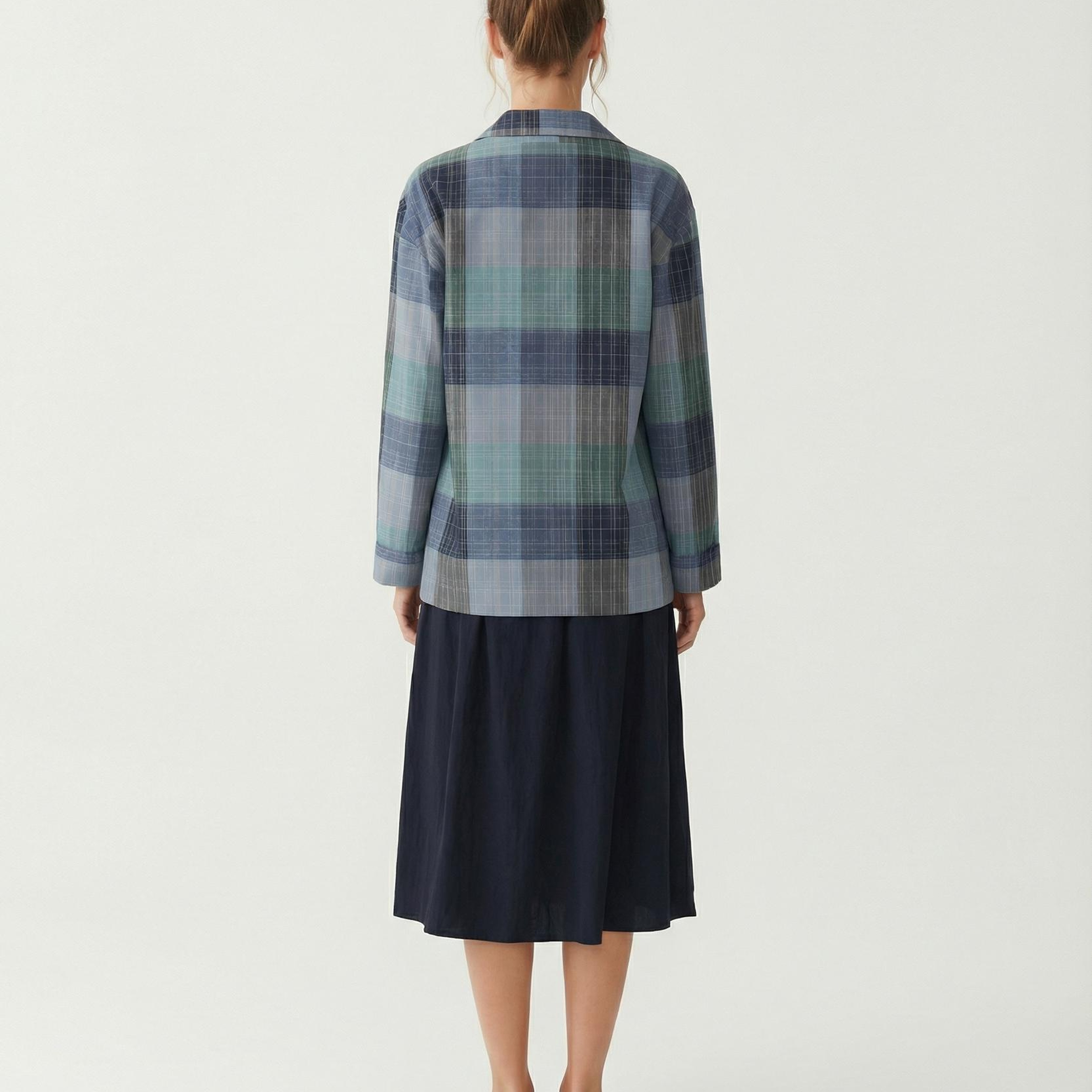 YARGICI Geniş Ceket Yaka Uzun Kol Ceket