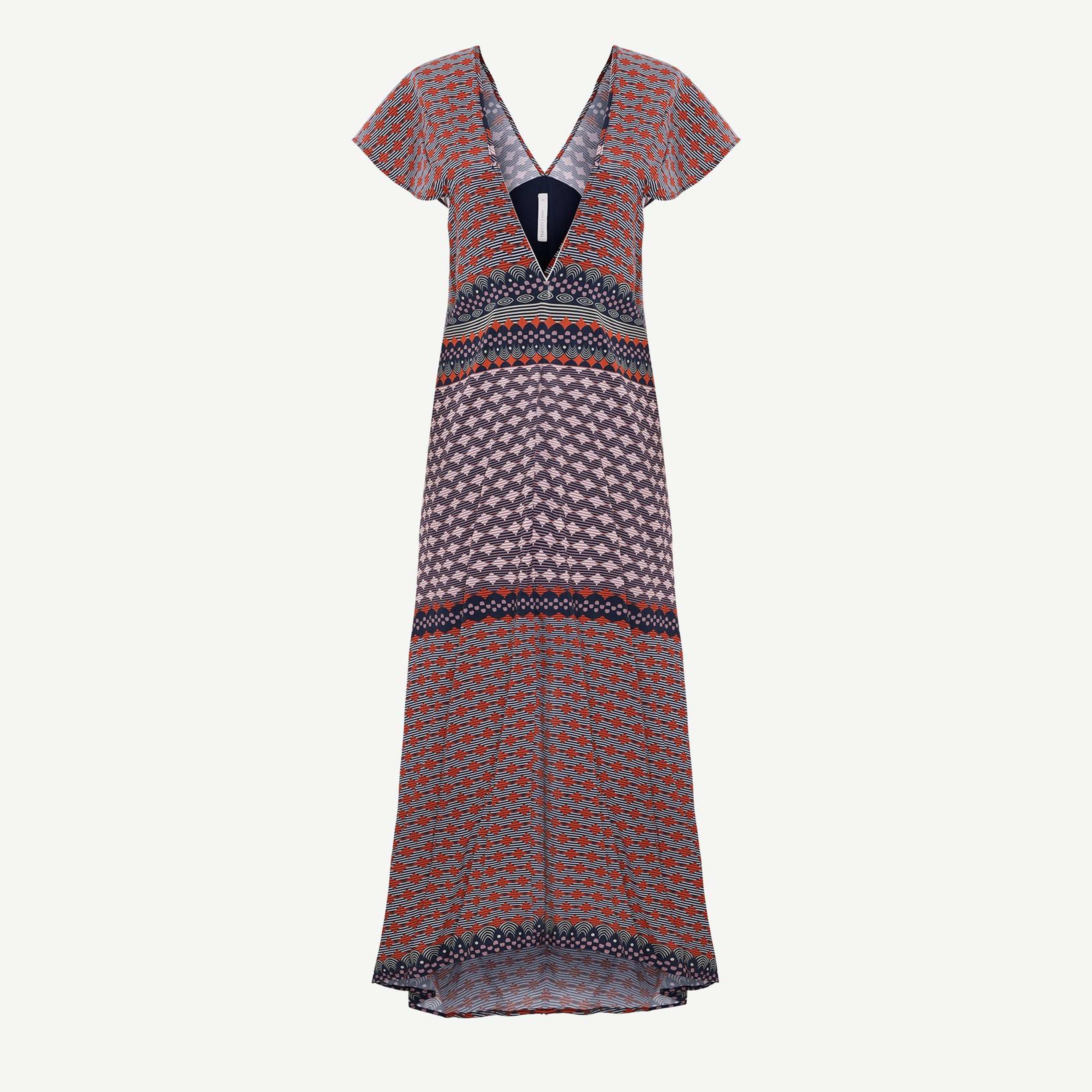 YARGICI Bol V Yaka Kolsuz Elbise