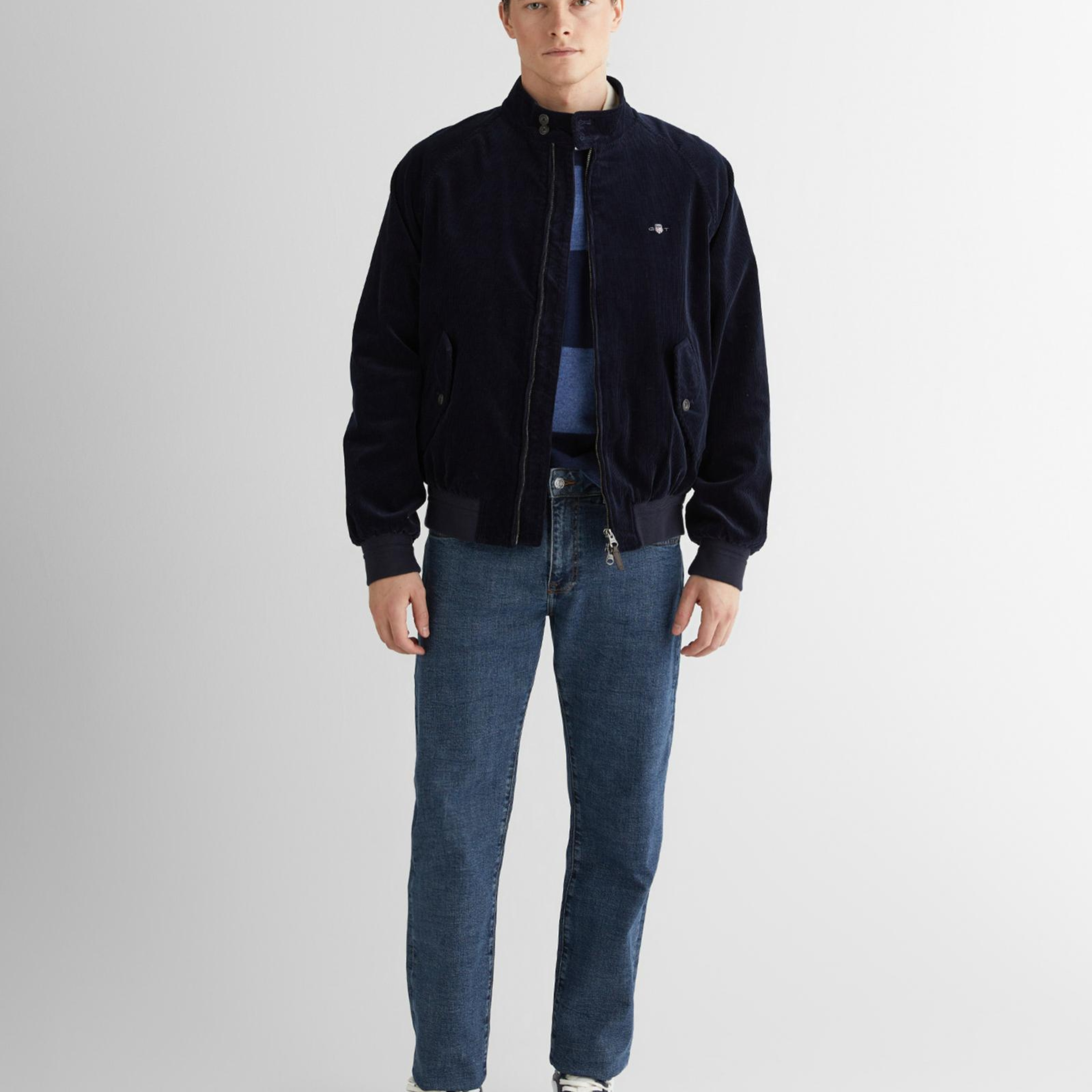 GANT Erkek Lacivert Regular Fit Mont