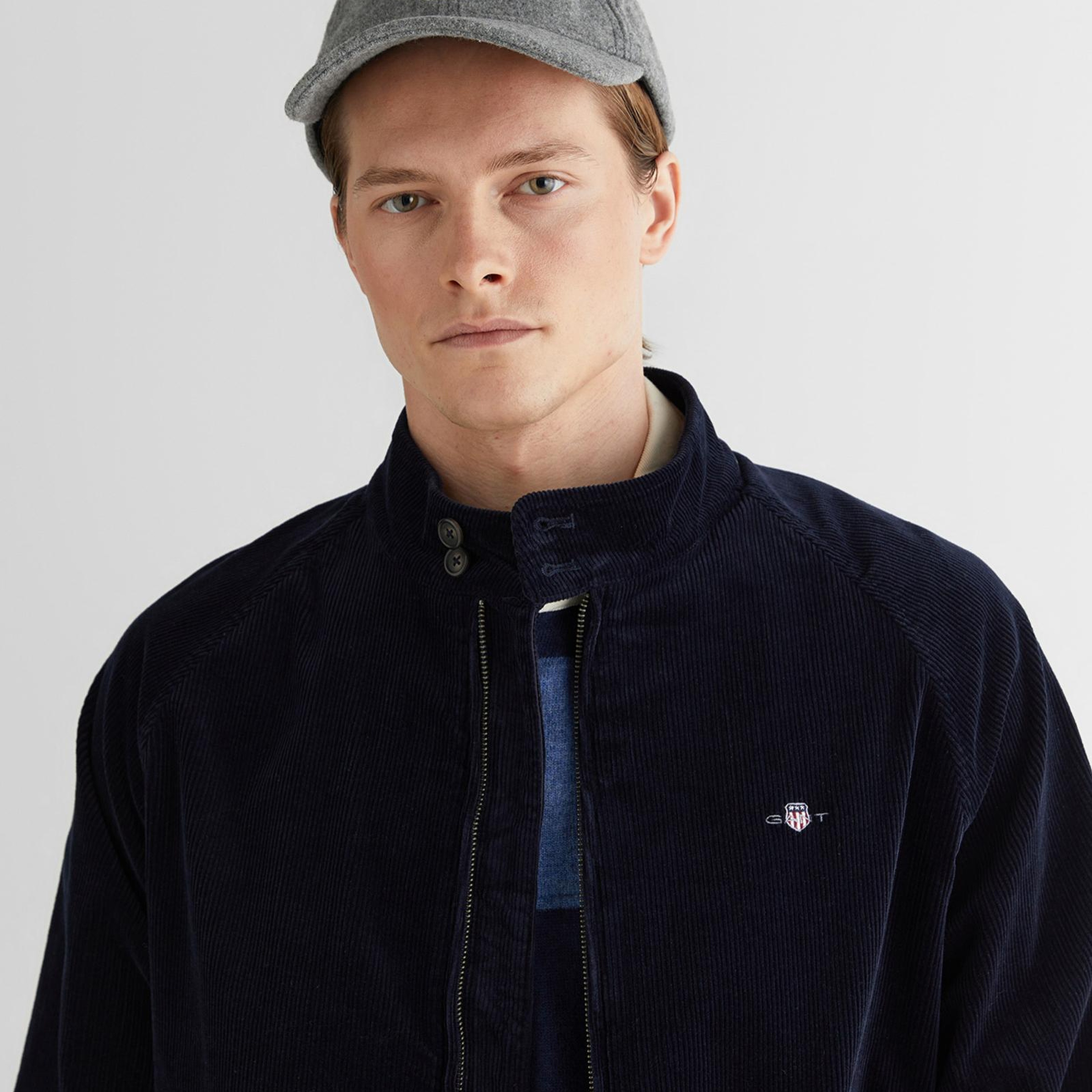 GANT Erkek Lacivert Regular Fit Mont