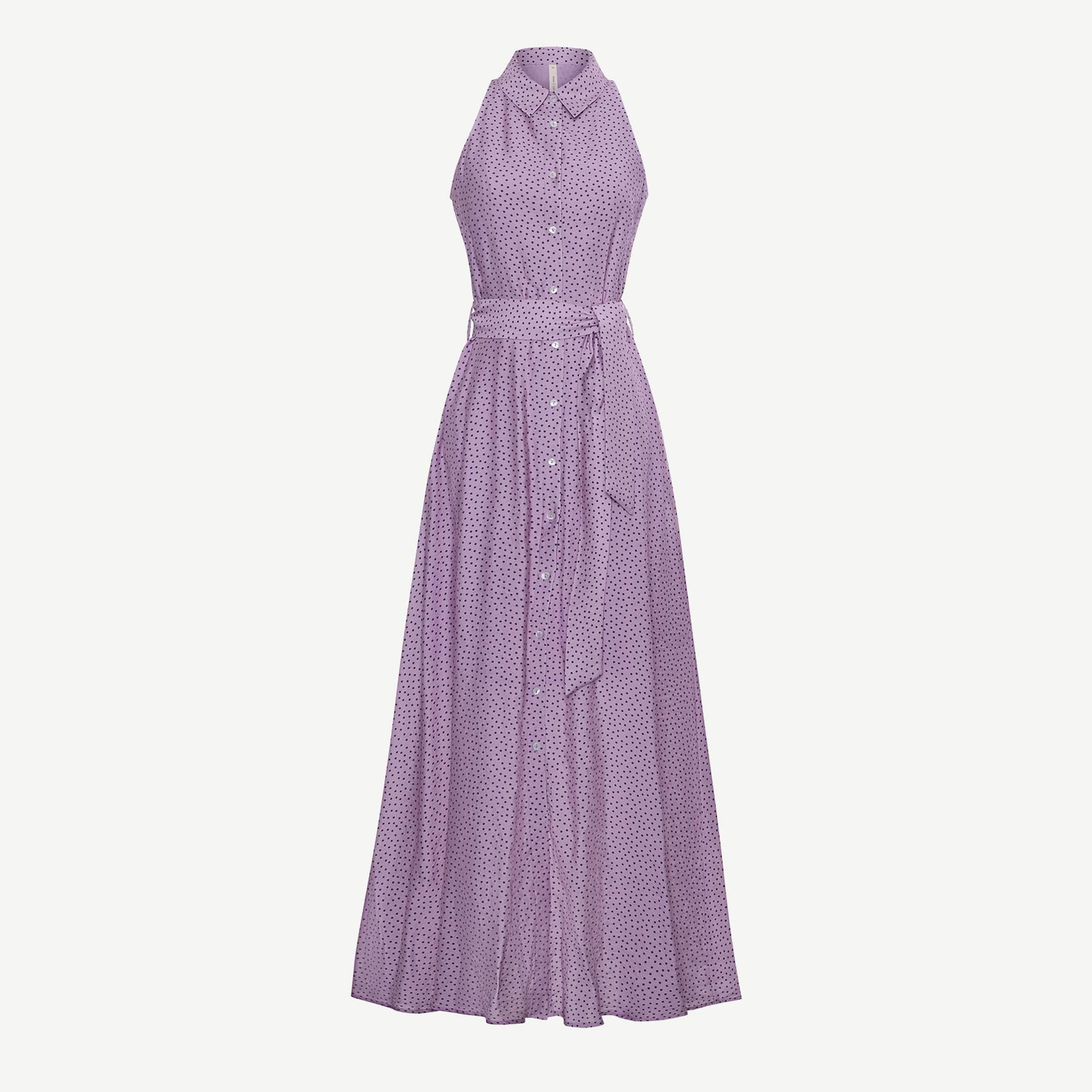 YARGICI Dar Gömlek Yaka Kolsuz Elbise