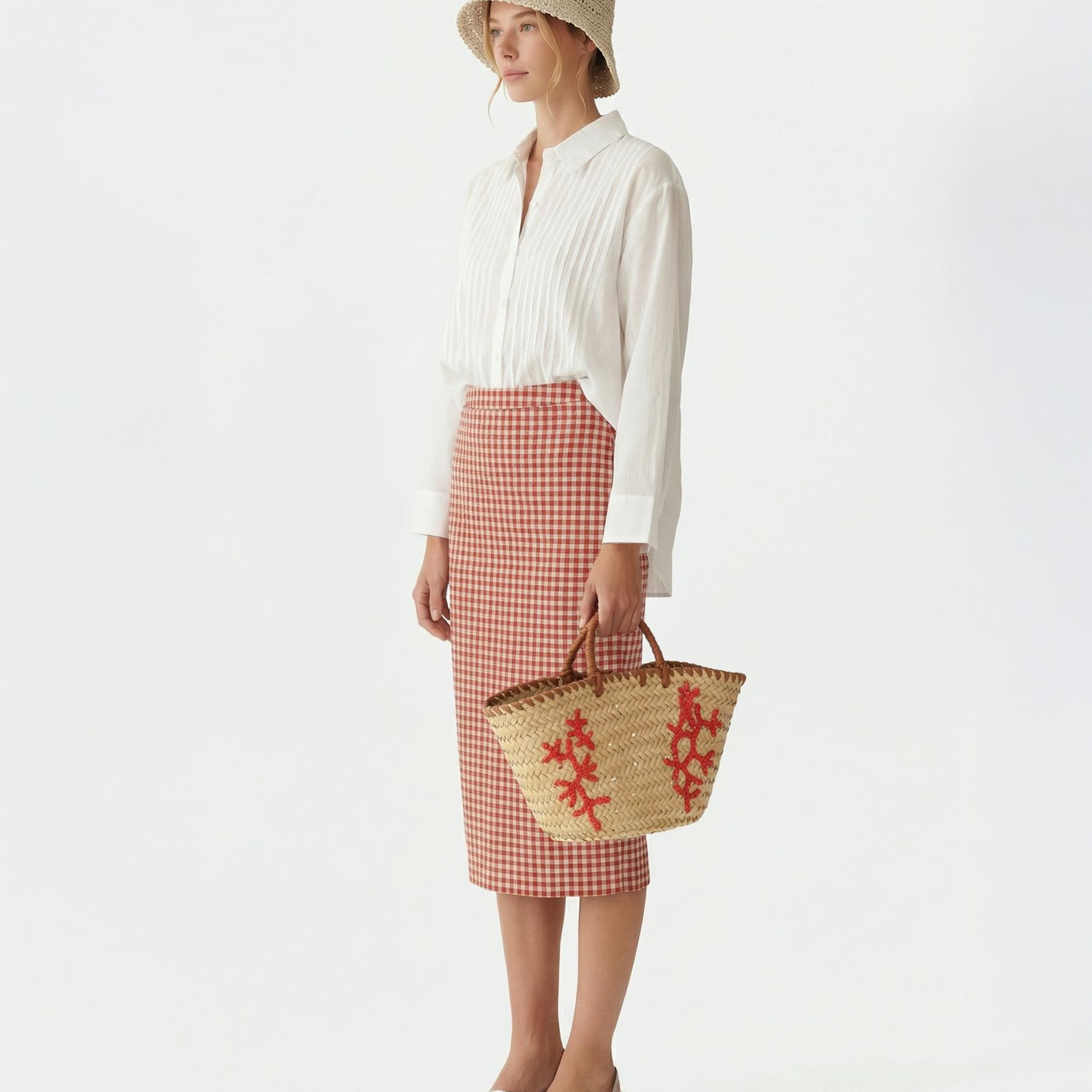 YARGICI Kalem Yüksek Bel Etek