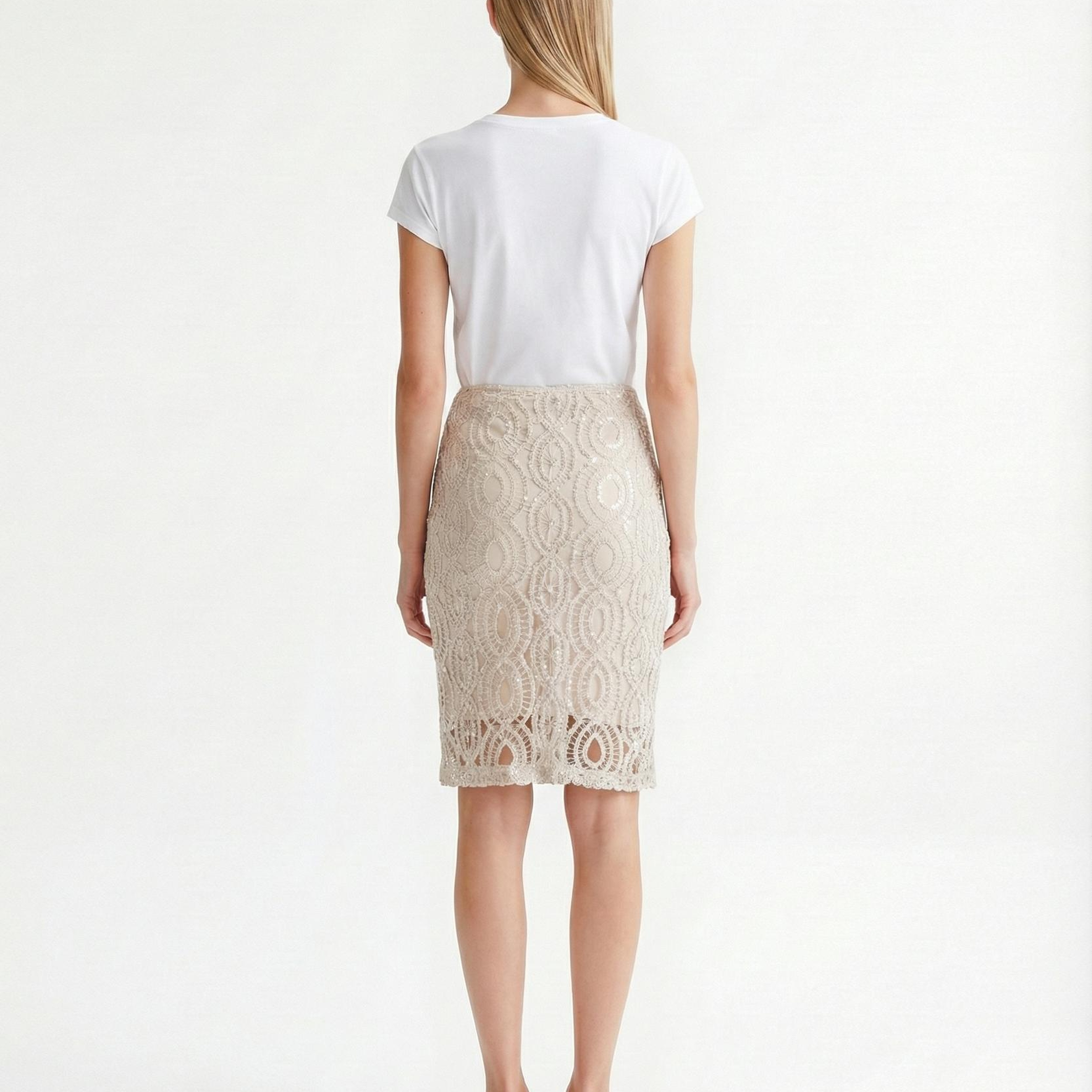 YARGICI Kalem Düşük Bel Etek