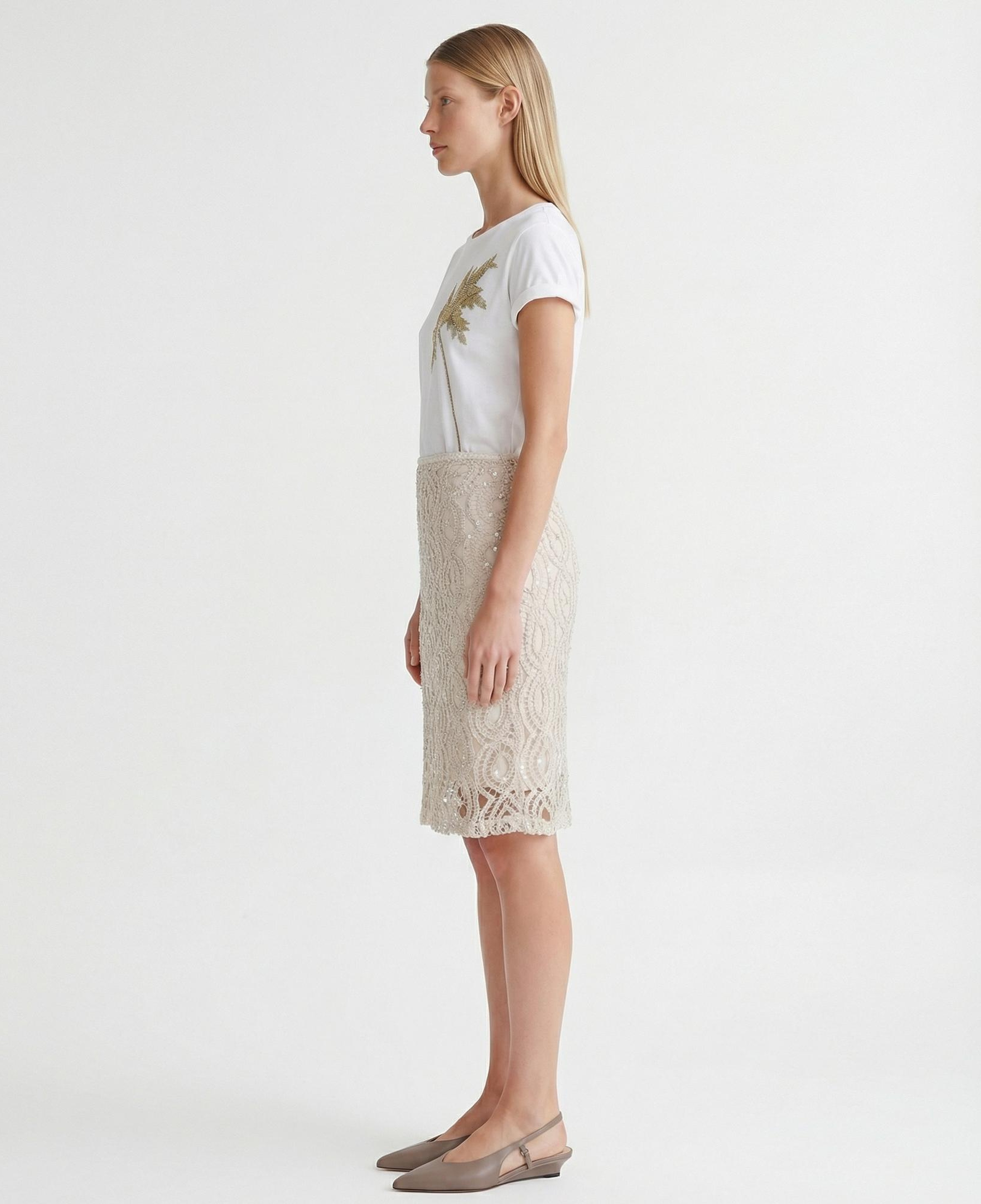 YARGICI Kalem Düşük Bel Etek