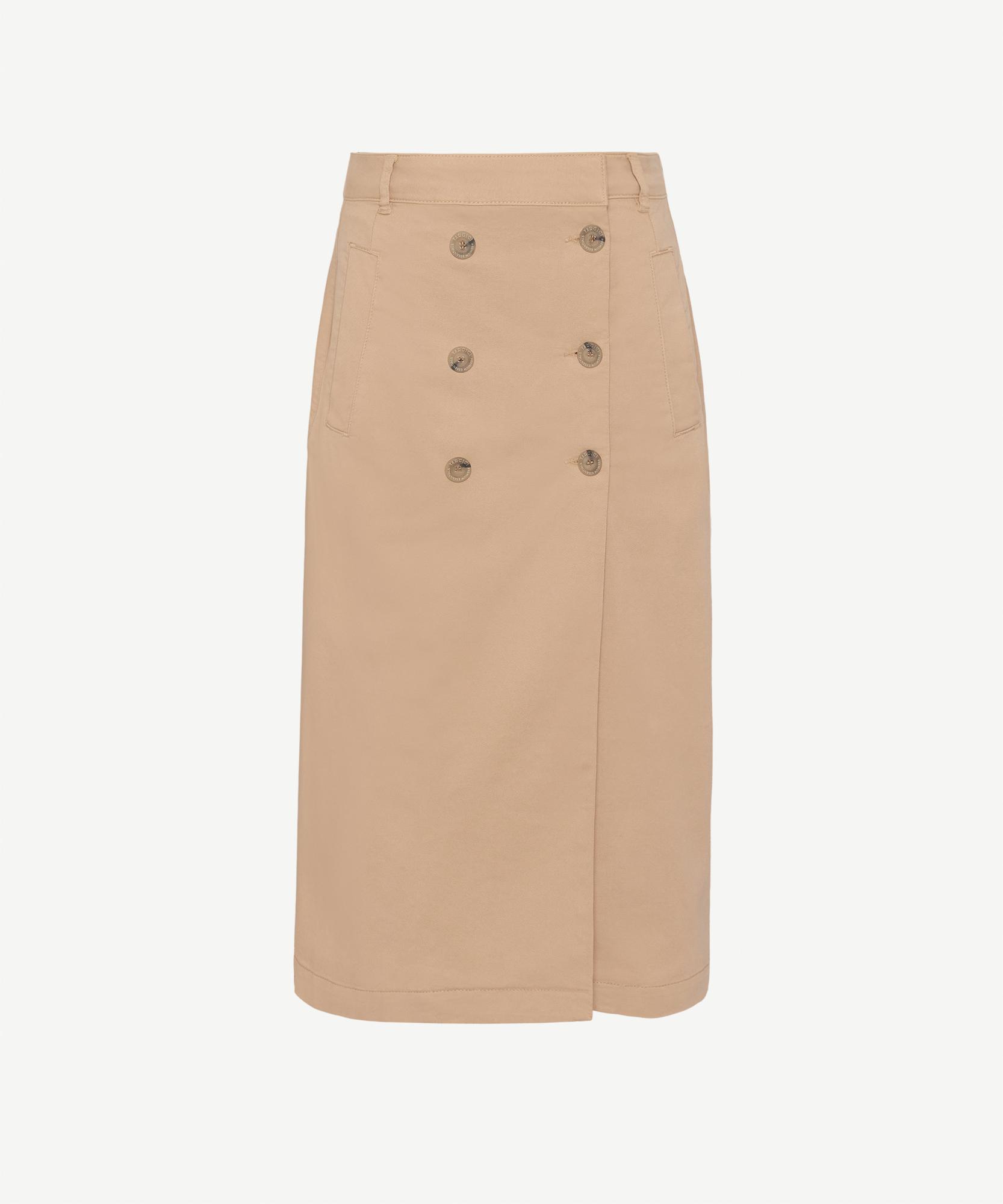 YARGICI Düz Yüksek Bel Etek