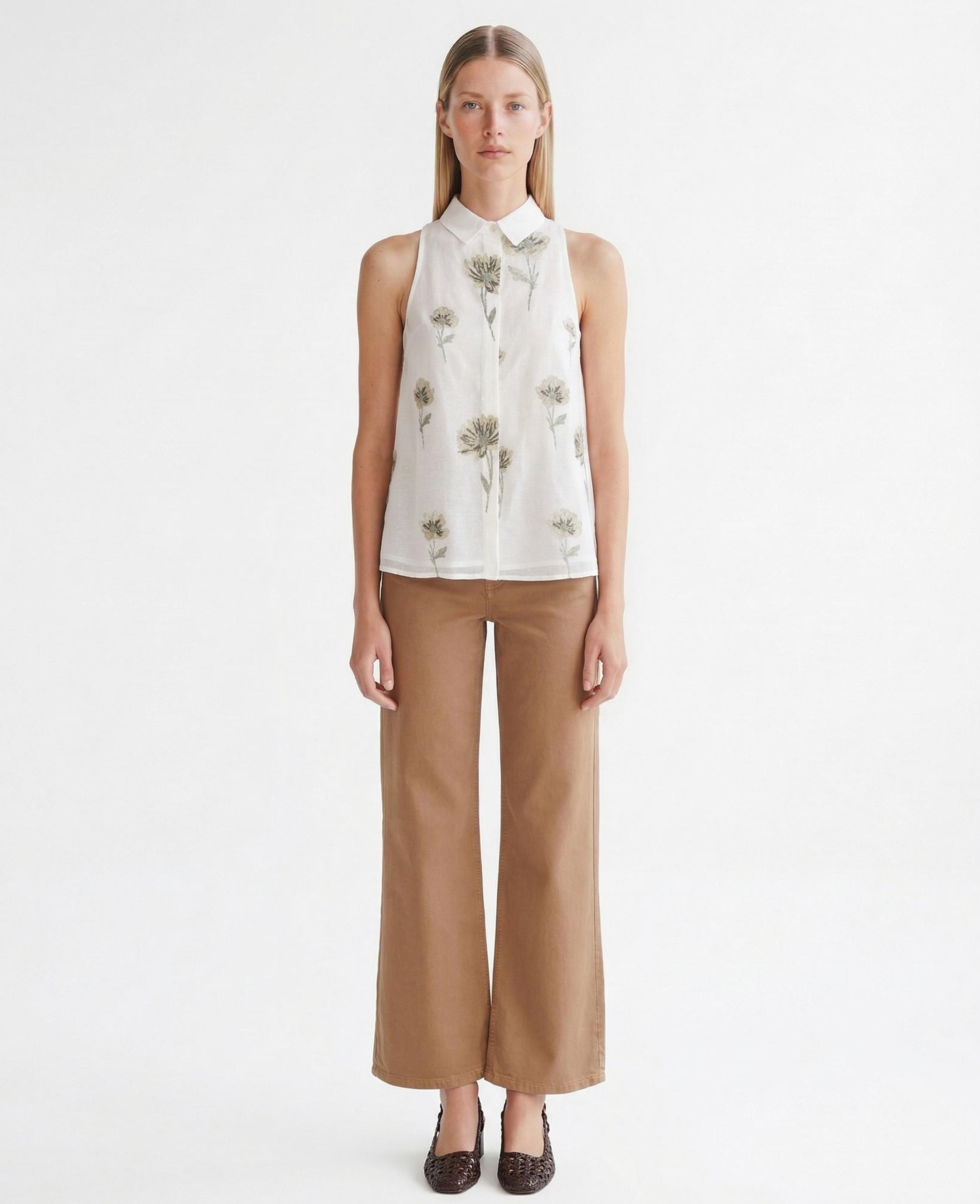 YARGICI Regular Gömlek Yaka Kolsuz Gömlek