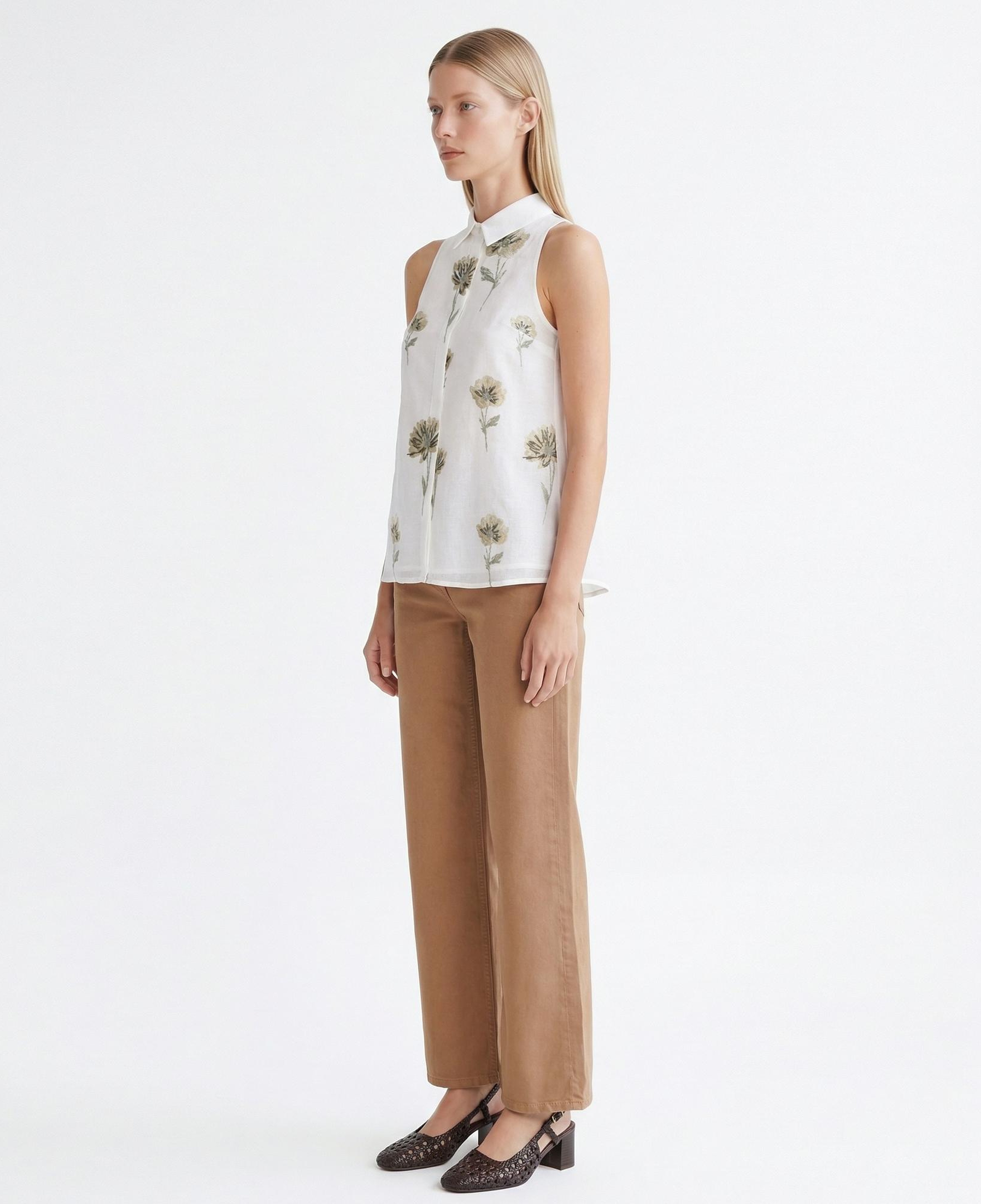 YARGICI Regular Gömlek Yaka Kolsuz Gömlek