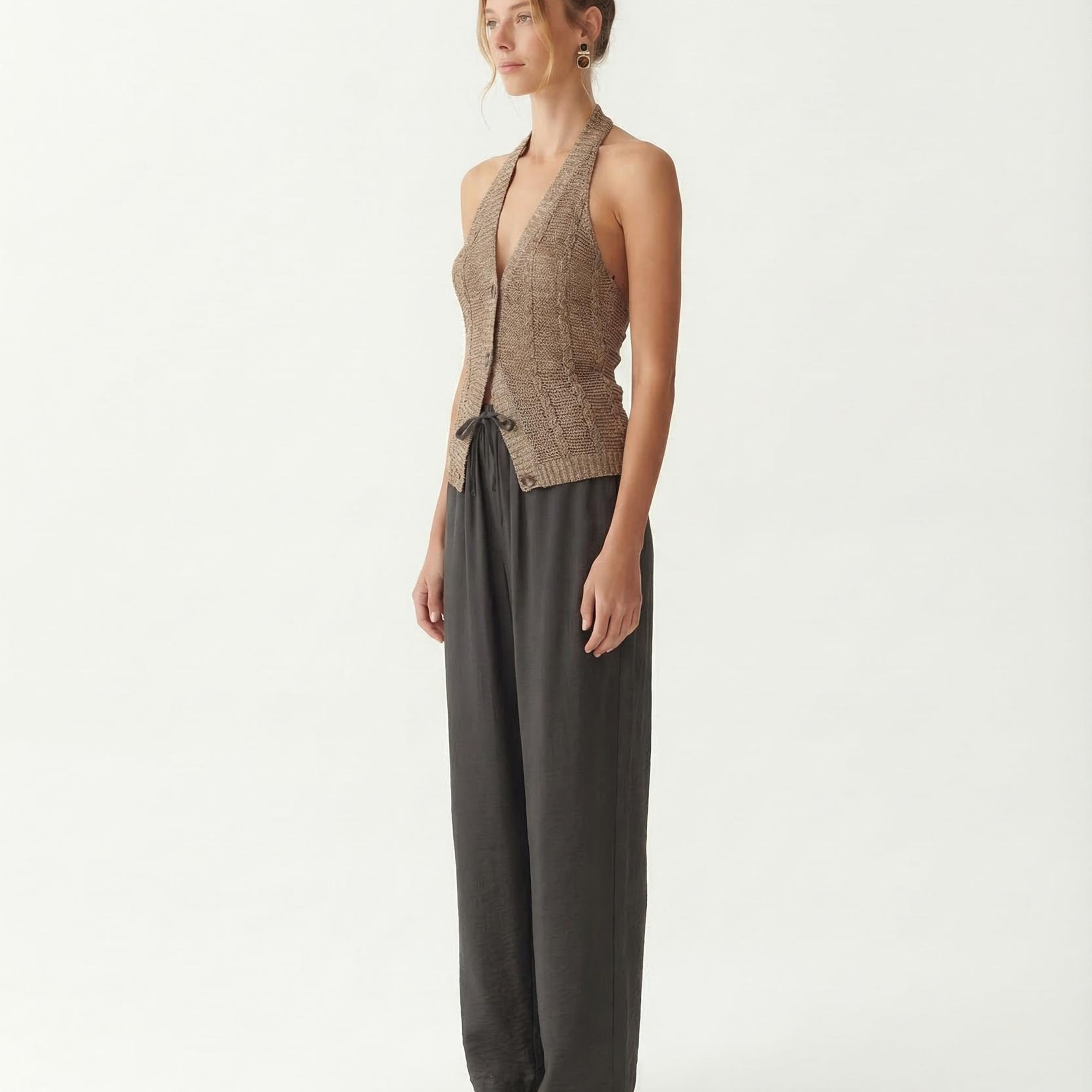 YARGICI Geniş Normal Bel Pantolon