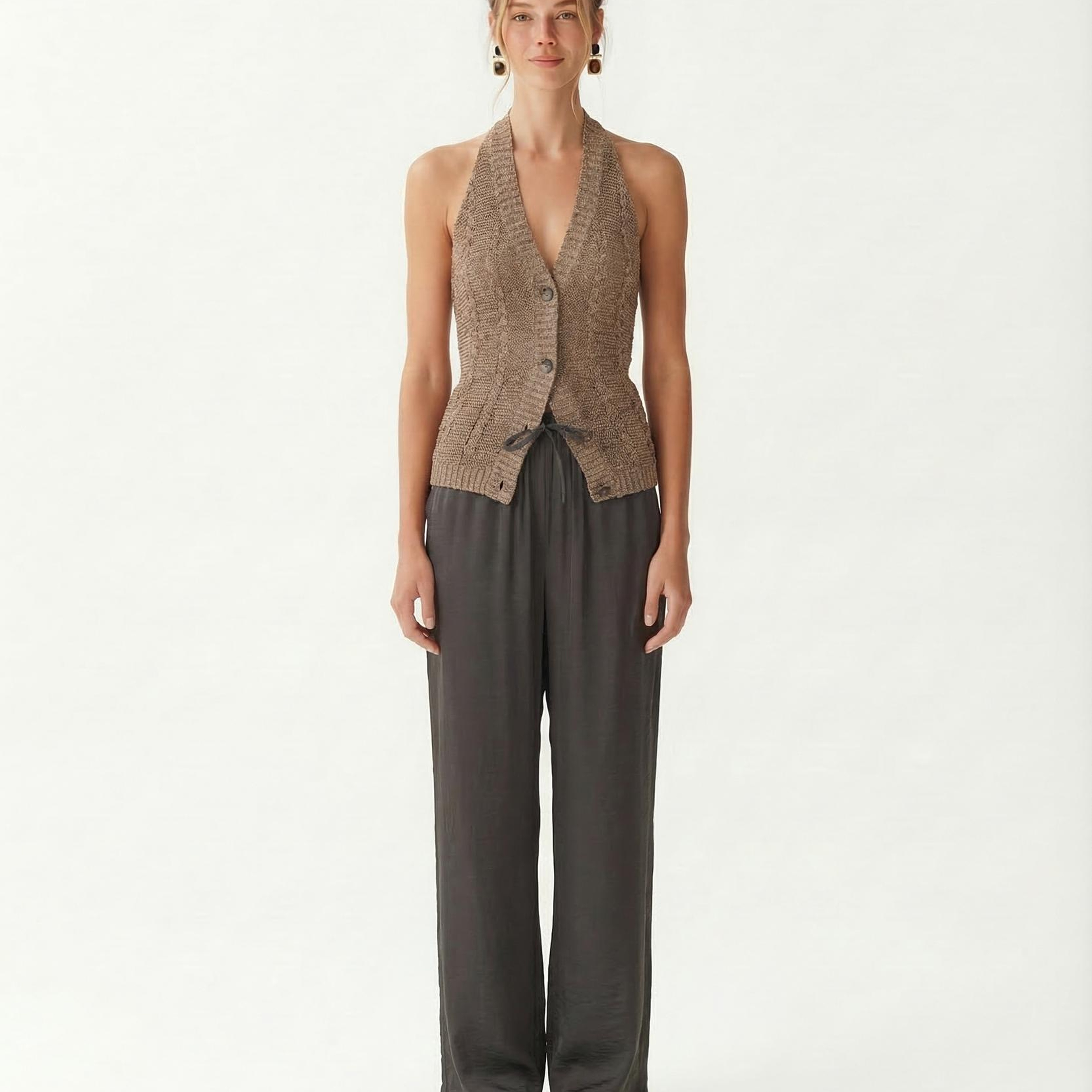 YARGICI Geniş Normal Bel Pantolon