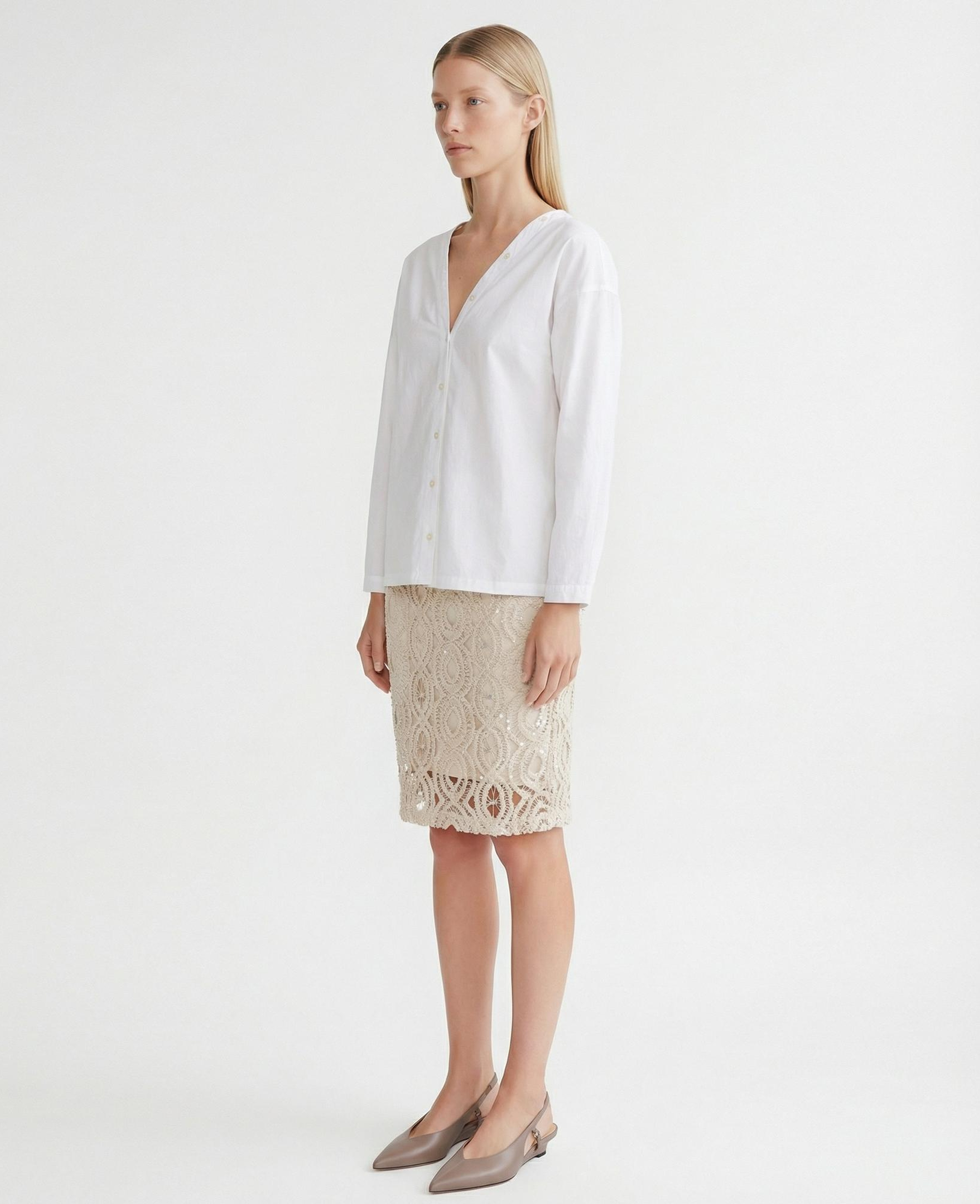 YARGICI Regular V Yaka Uzun Kol Gömlek