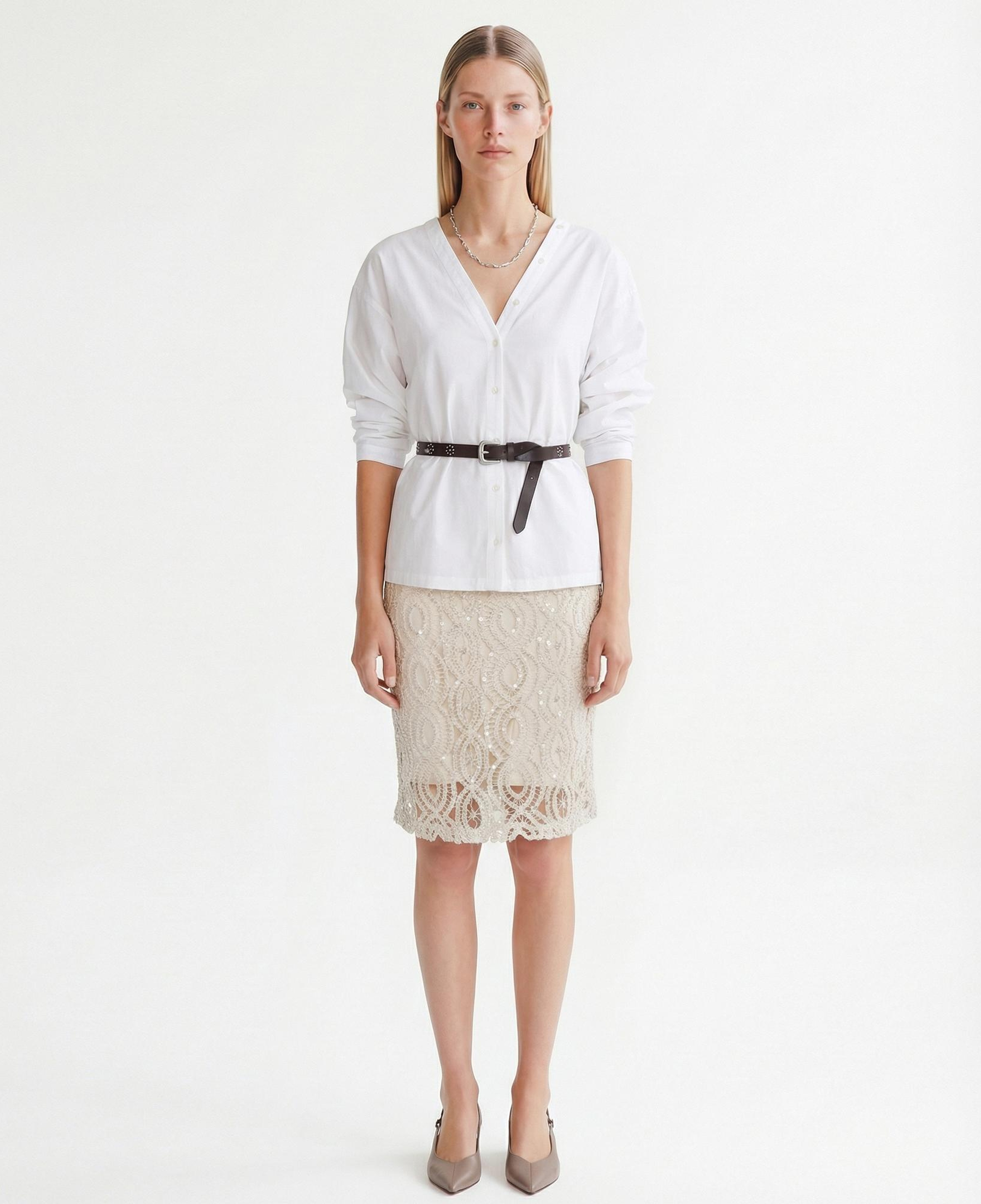 YARGICI Regular V Yaka Uzun Kol Gömlek