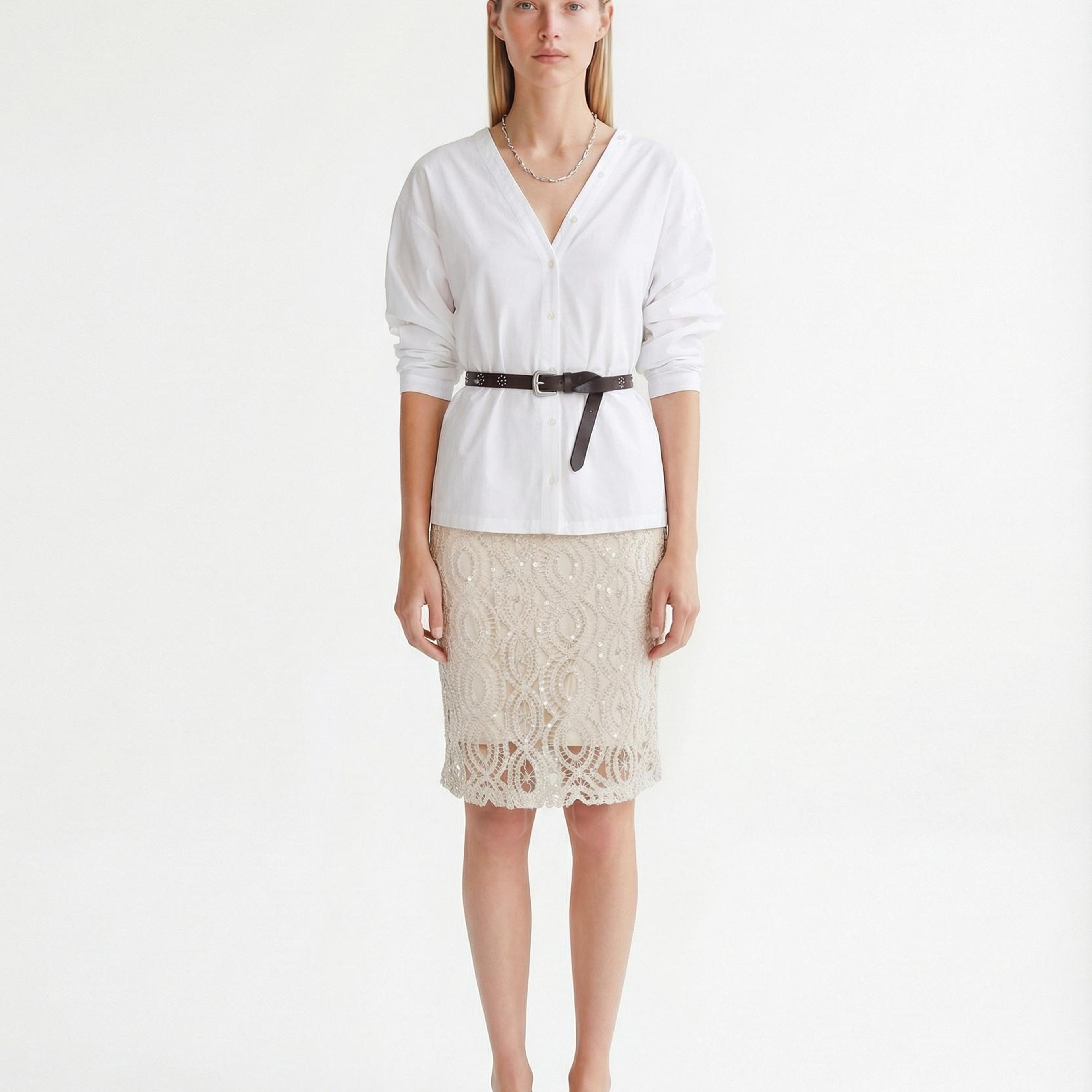 YARGICI Regular V Yaka Uzun Kol Gömlek