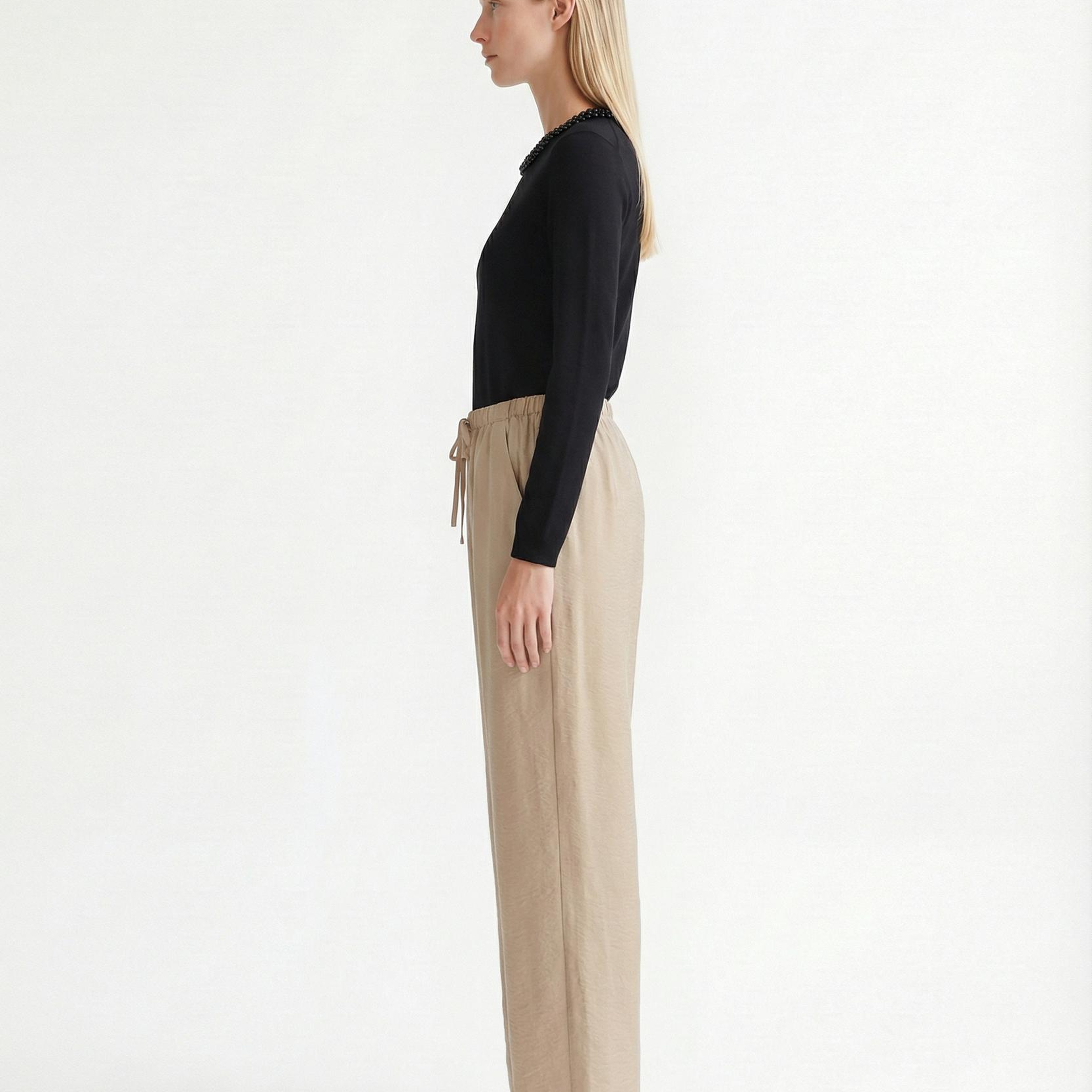 YARGICI Geniş Normal Bel Pantolon