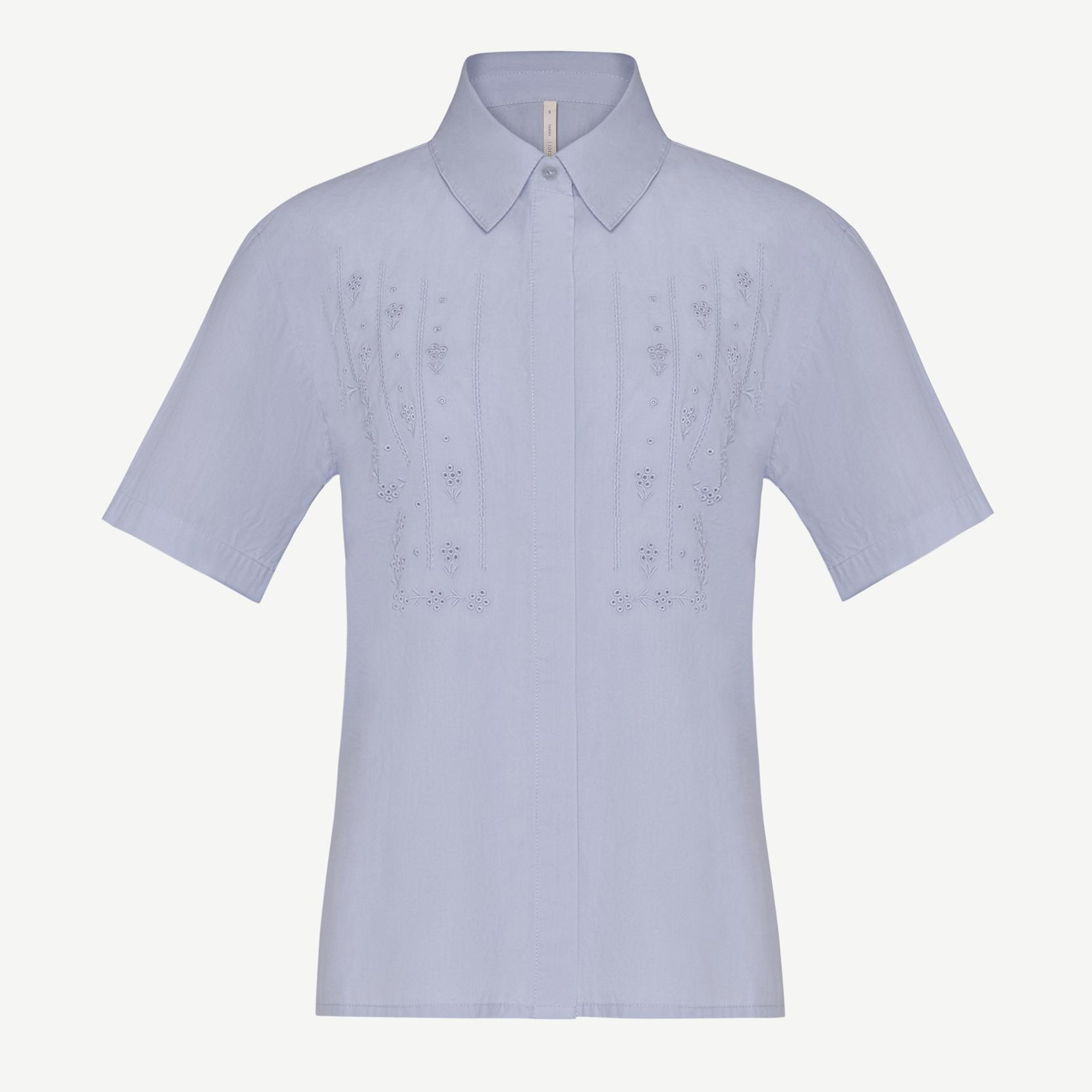 YARGICI Nakış Detaylı Kısa Kollu Gömlek