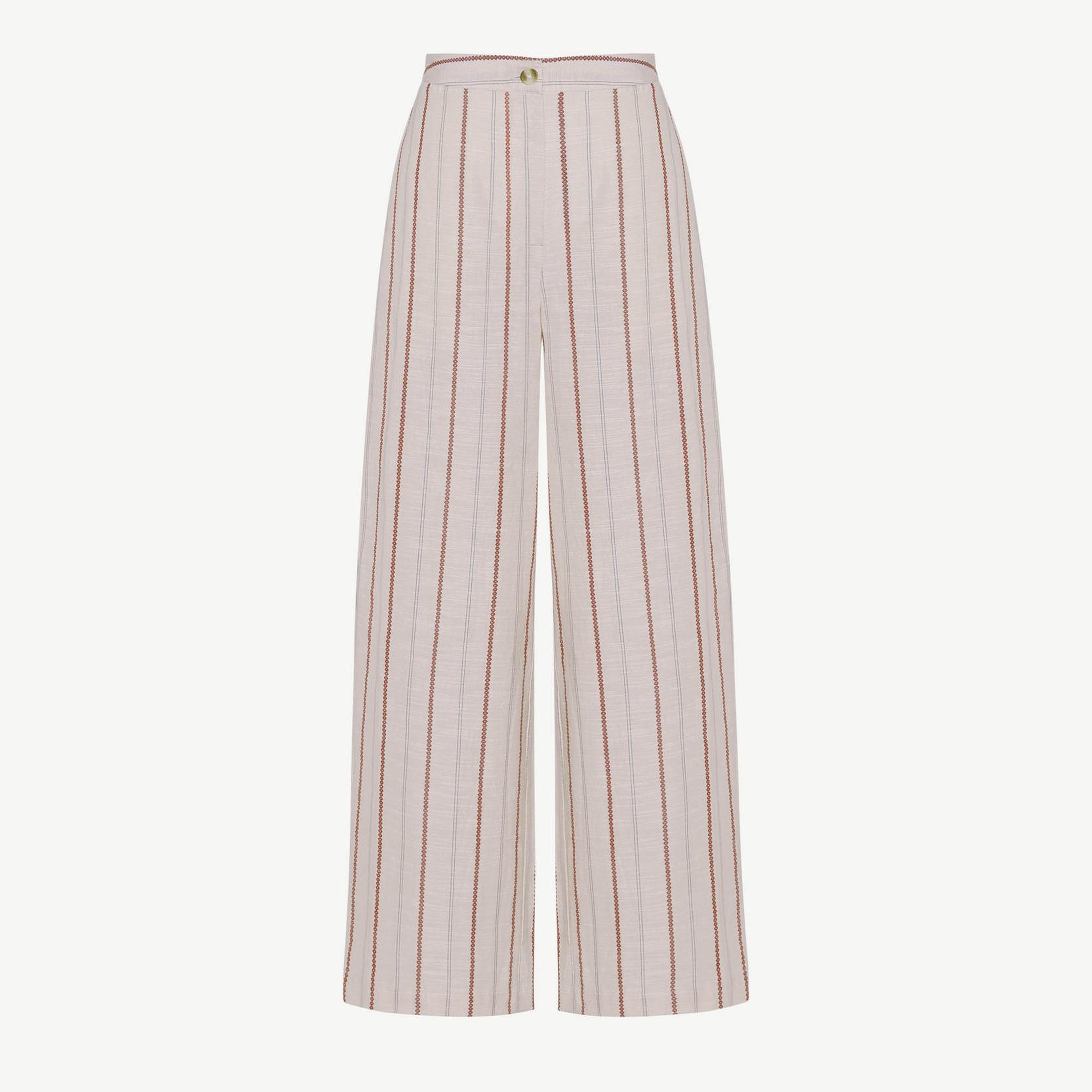 YARGICI Geniş Yüksek Bel Pantolon