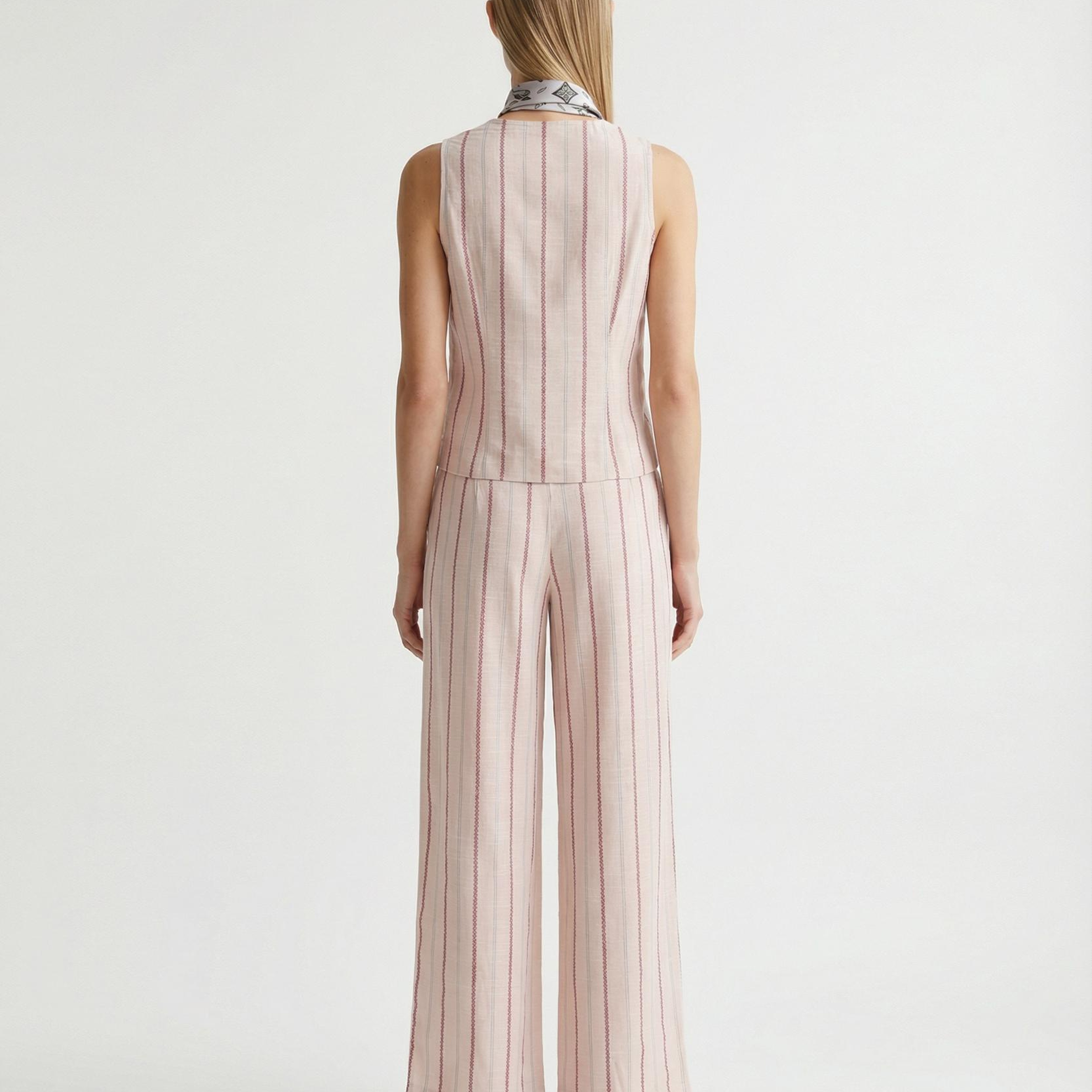 YARGICI Geniş Yüksek Bel Pantolon